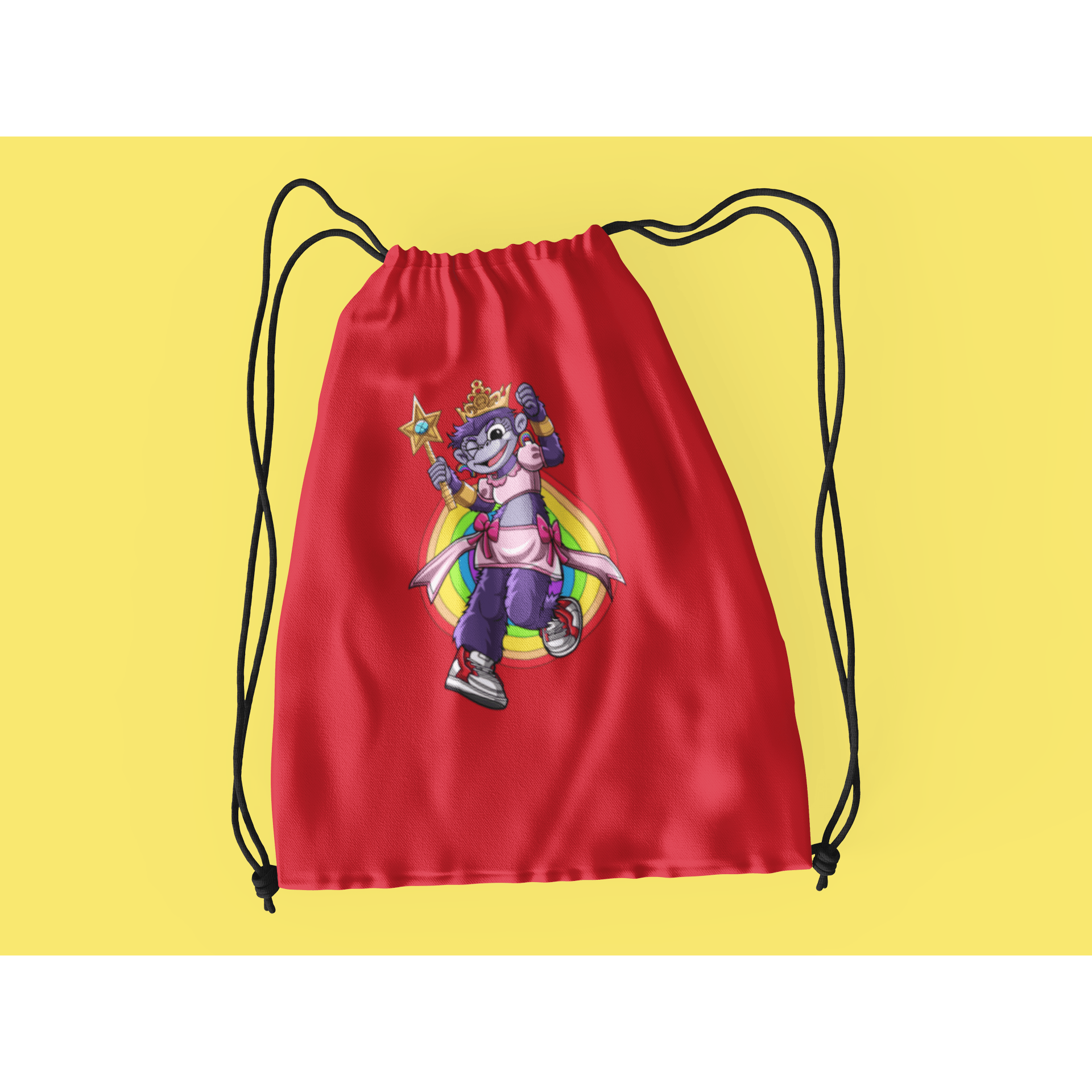 Rainbow Gorilla ´Princess Hope´ Rugzak met koord - Rainbow Gorilla Store