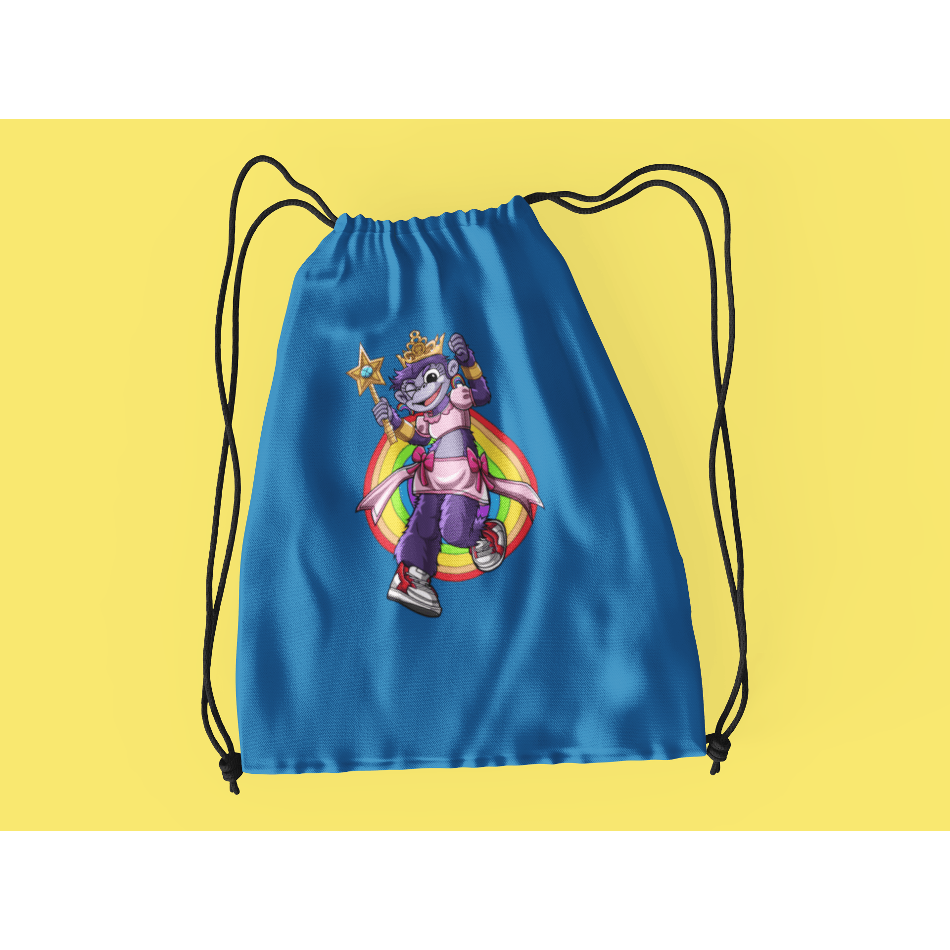 Rainbow Gorilla ´Princess Hope´ Rugzak met koord - Rainbow Gorilla Store