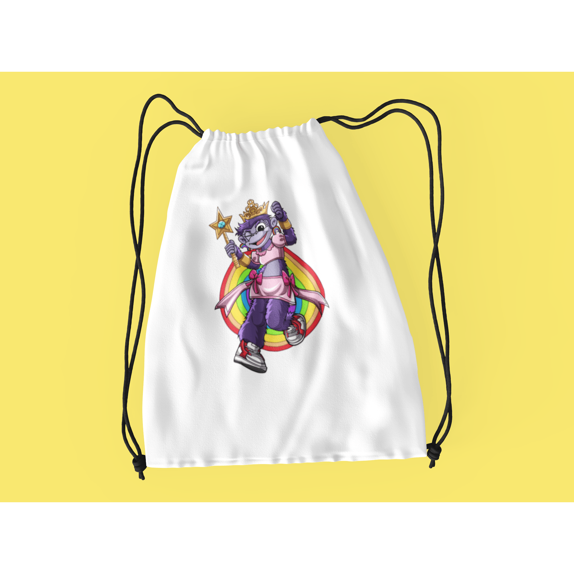 Rainbow Gorilla ´Princess Hope´ Rugzak met koord - Rainbow Gorilla Store