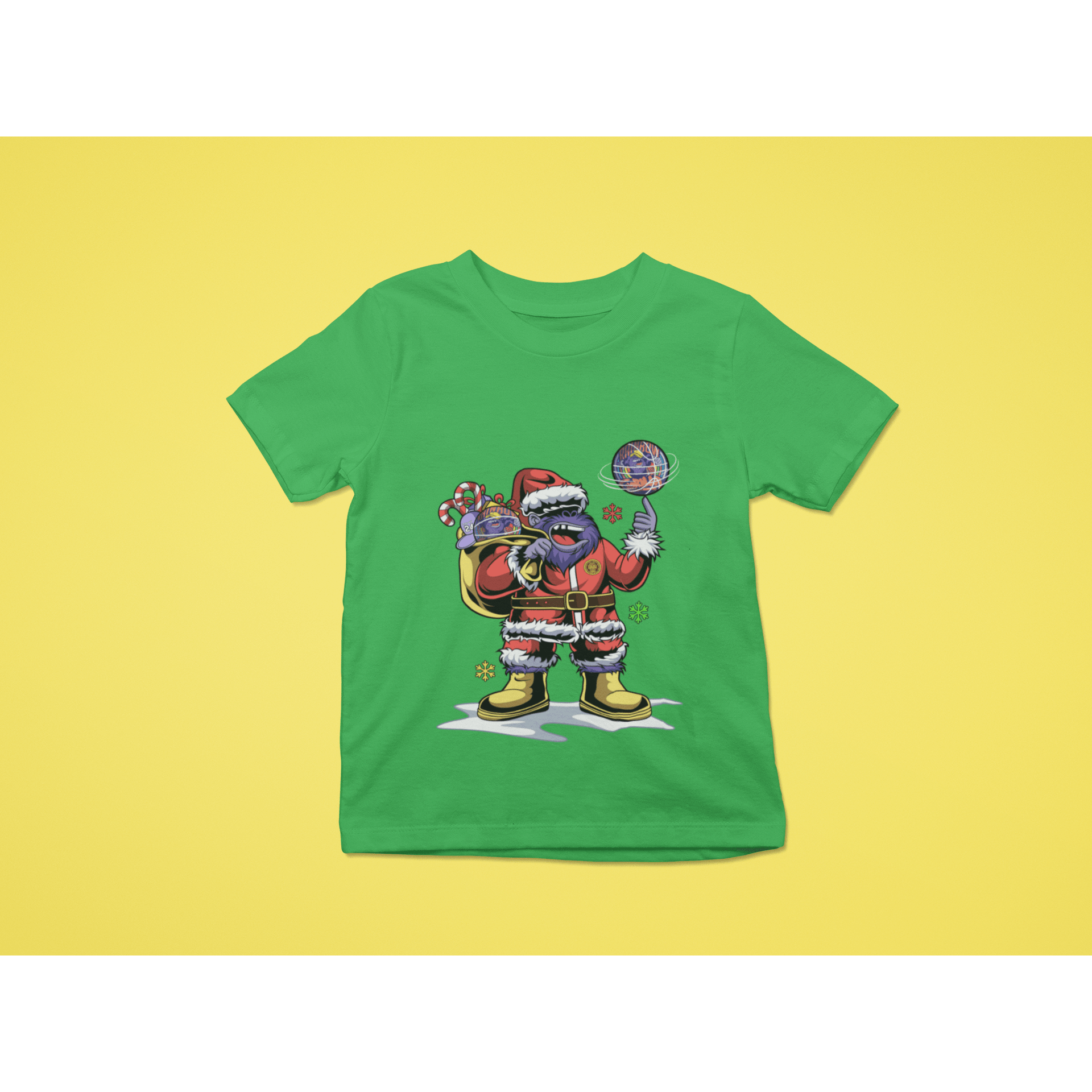 Rainbow Gorilla ´Kerst´ T-shirt Kids - Rainbow Gorilla Store