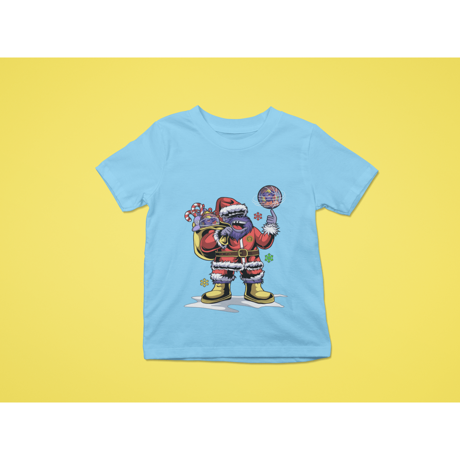 Rainbow Gorilla ´Kerst´ T-shirt Kids - Rainbow Gorilla Store