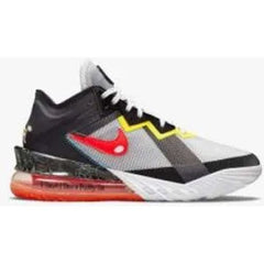 SALE - Nike Lebron Low XVIII basketbalschoenen wit/zwart/rood