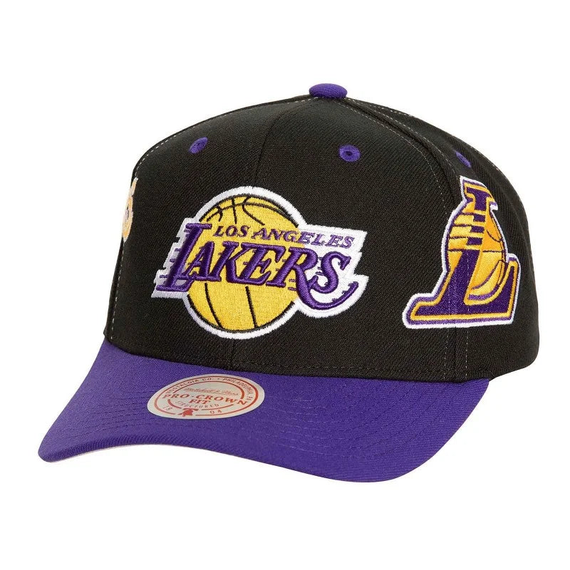 Mitchell & Ness La Lakers cap zwart/paars