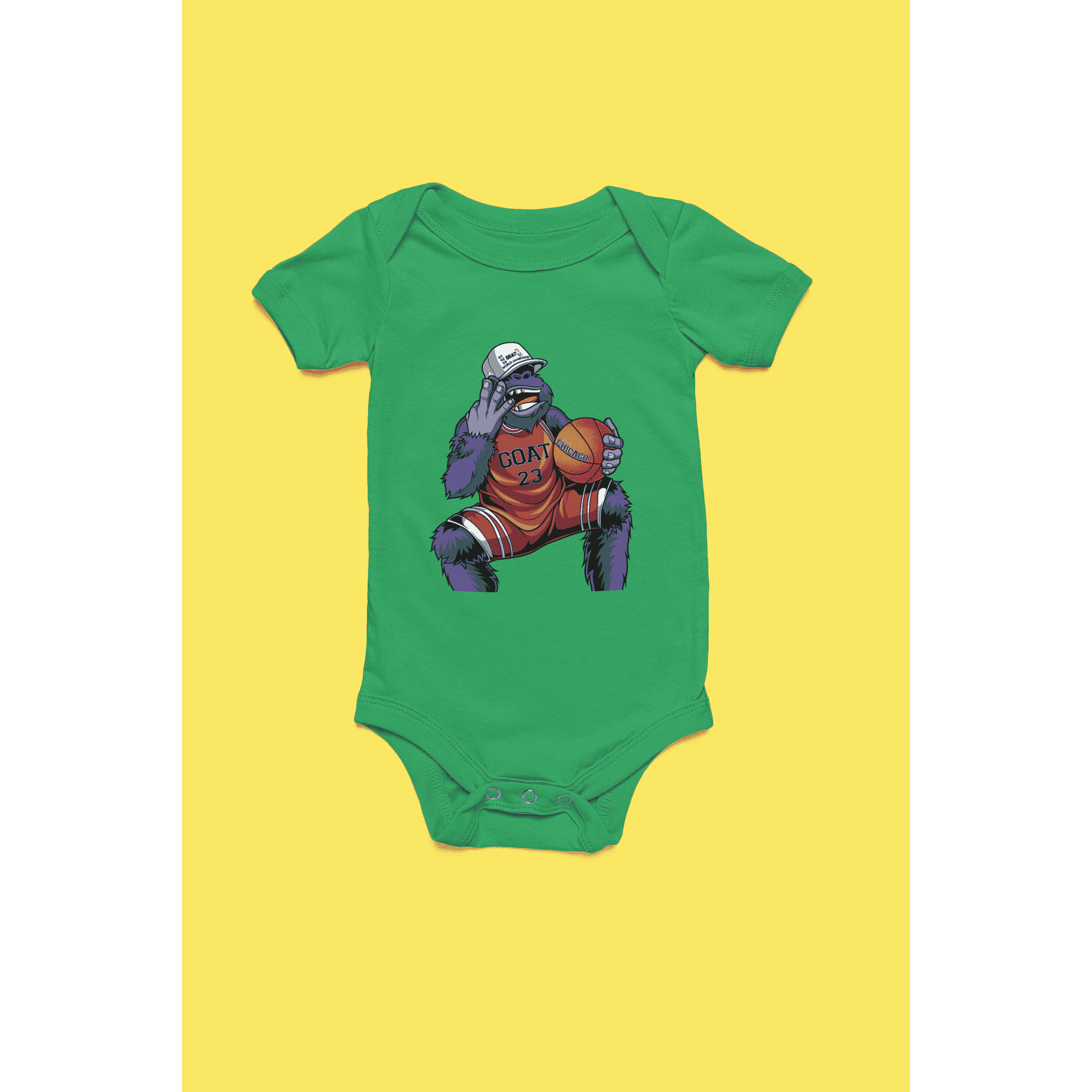 Rainbow Gorilla ´The GOAT´ Romper - Rainbow Gorilla Store