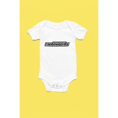 Rainbow Gorilla ´RG Tekst Zwart´ Romper - Rainbow Gorilla Store