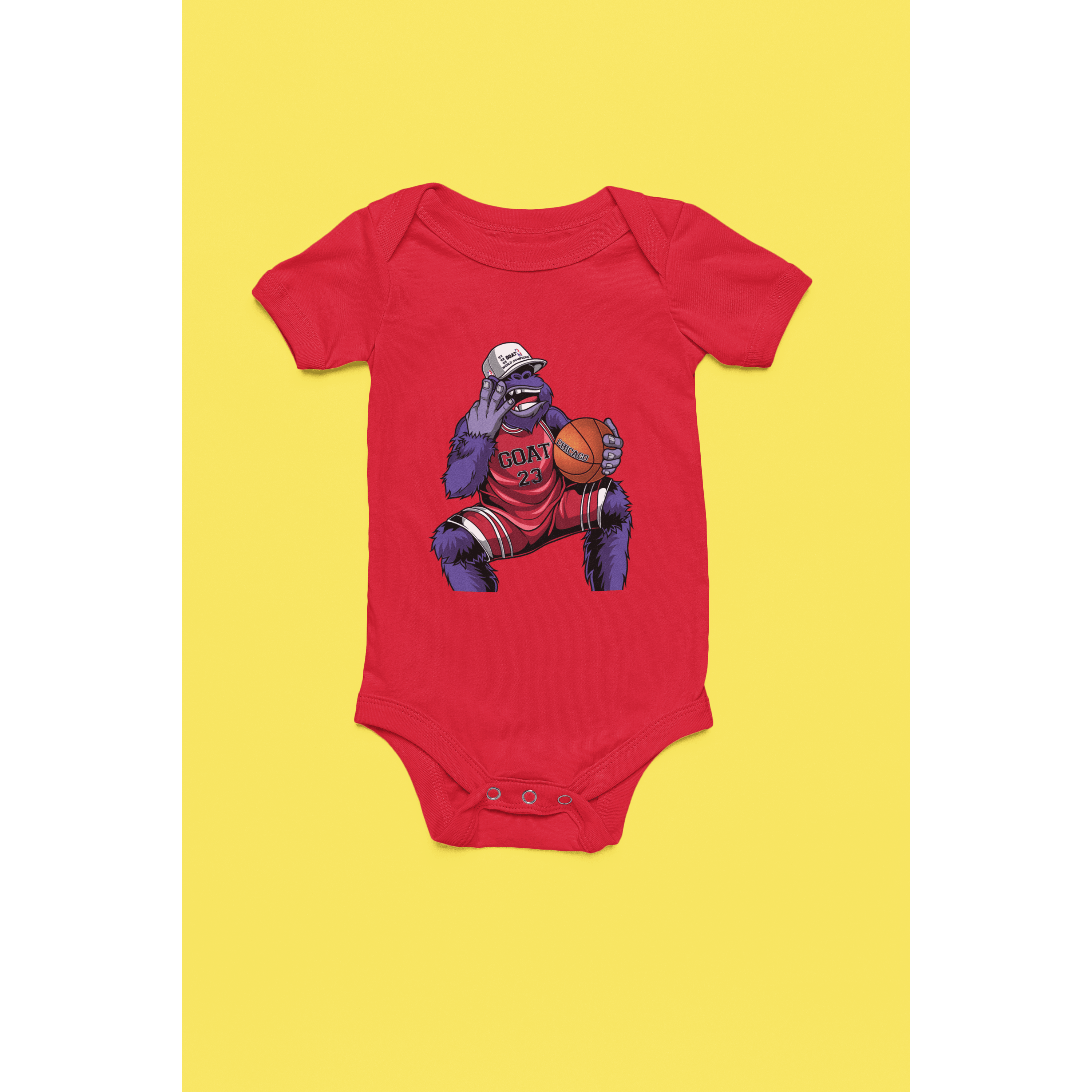 Rainbow Gorilla ´The GOAT´ Romper - Rainbow Gorilla Store