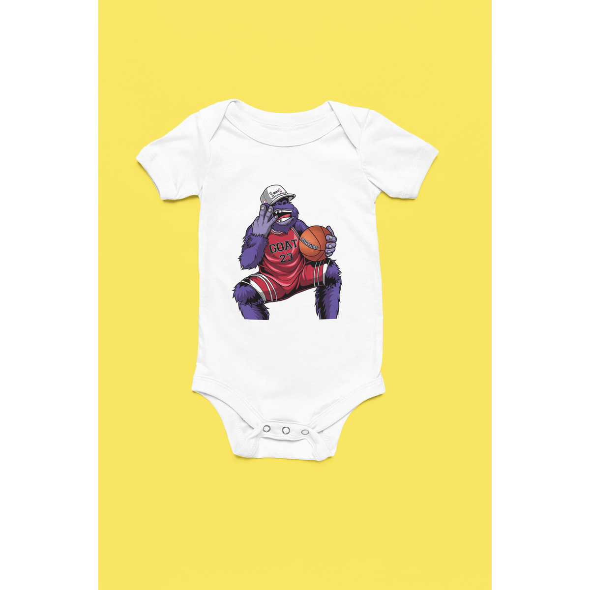 Rainbow Gorilla ´The GOAT´ Romper - Rainbow Gorilla Store