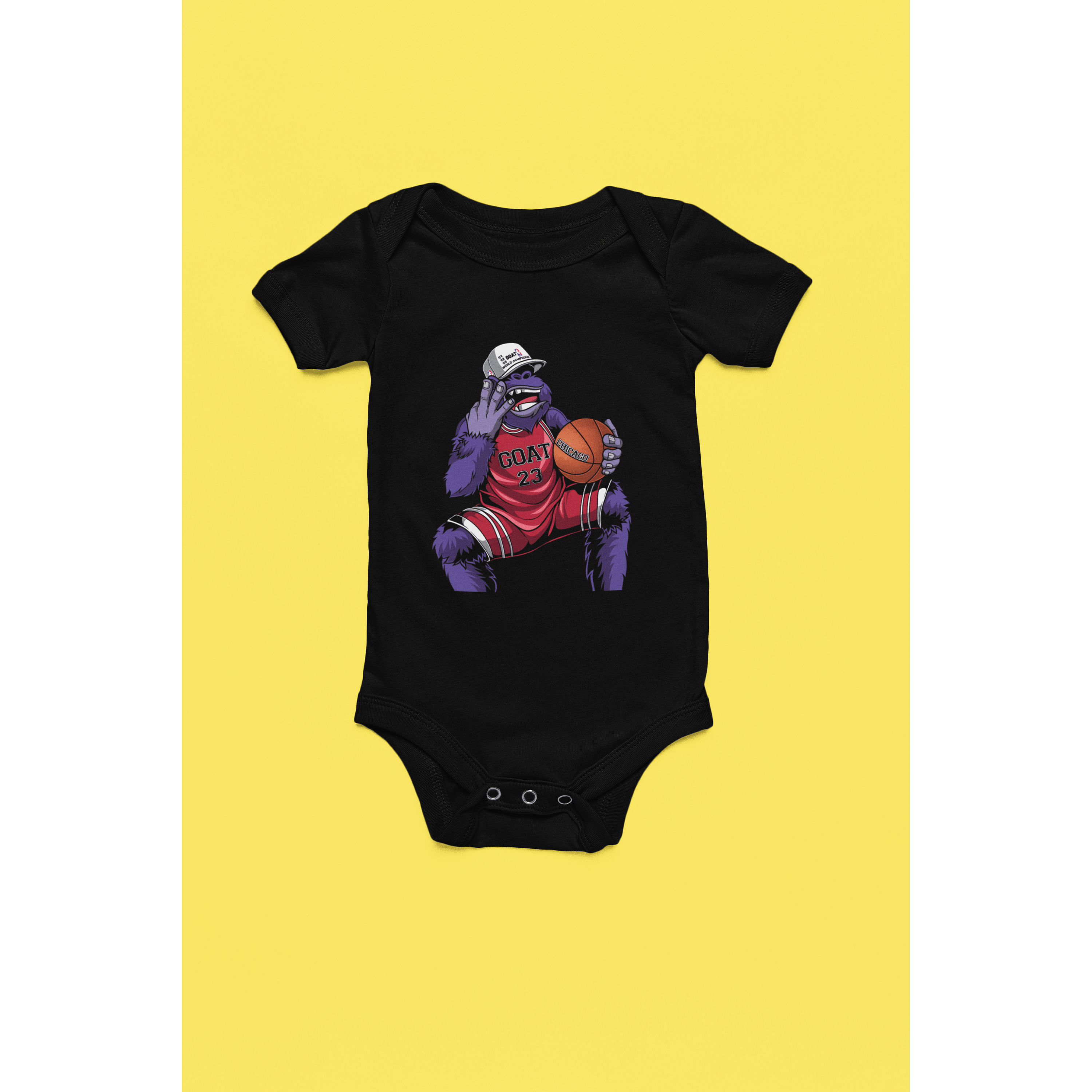 Rainbow Gorilla ´The GOAT´ Romper - Rainbow Gorilla Store