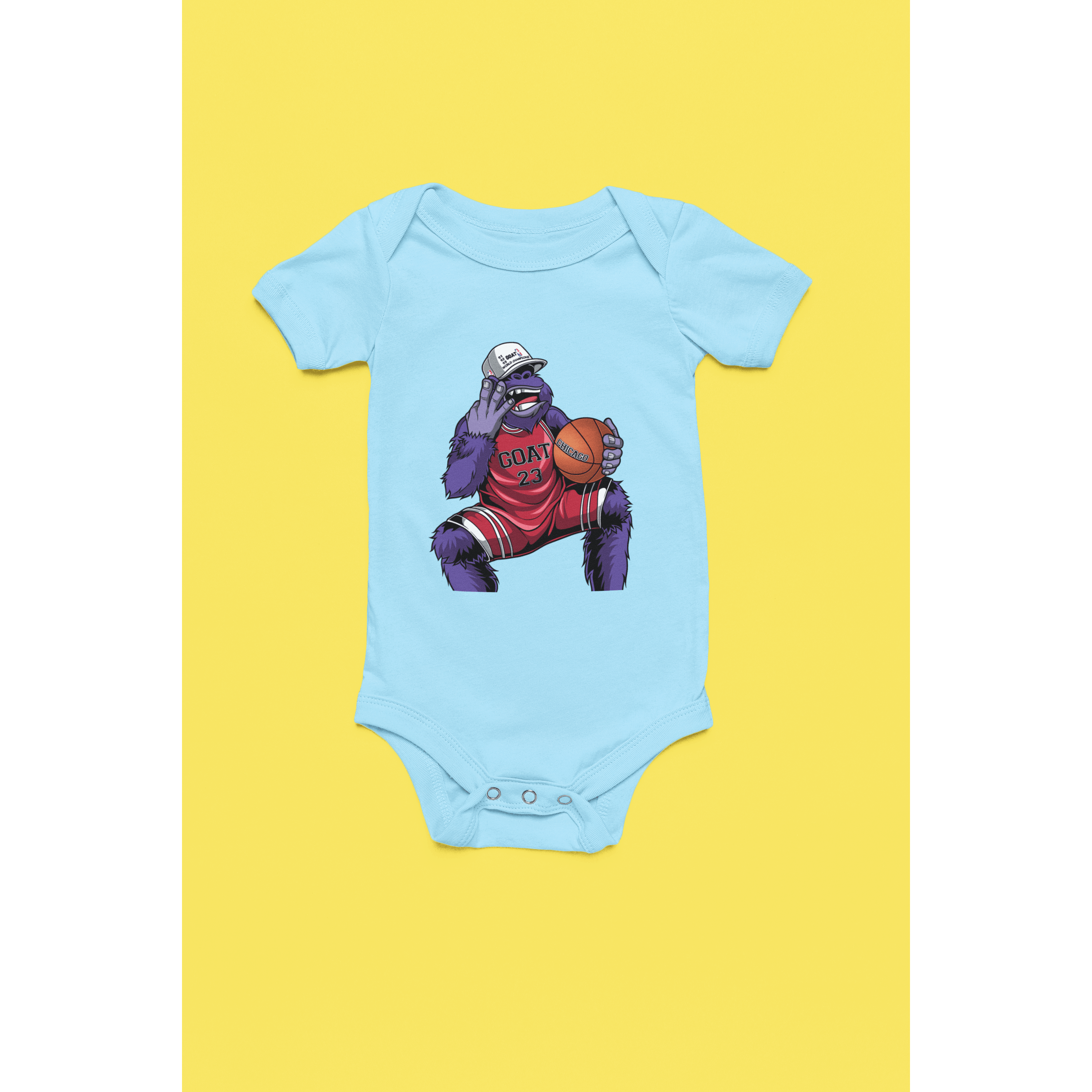 Rainbow Gorilla ´The GOAT´ Romper - Rainbow Gorilla Store