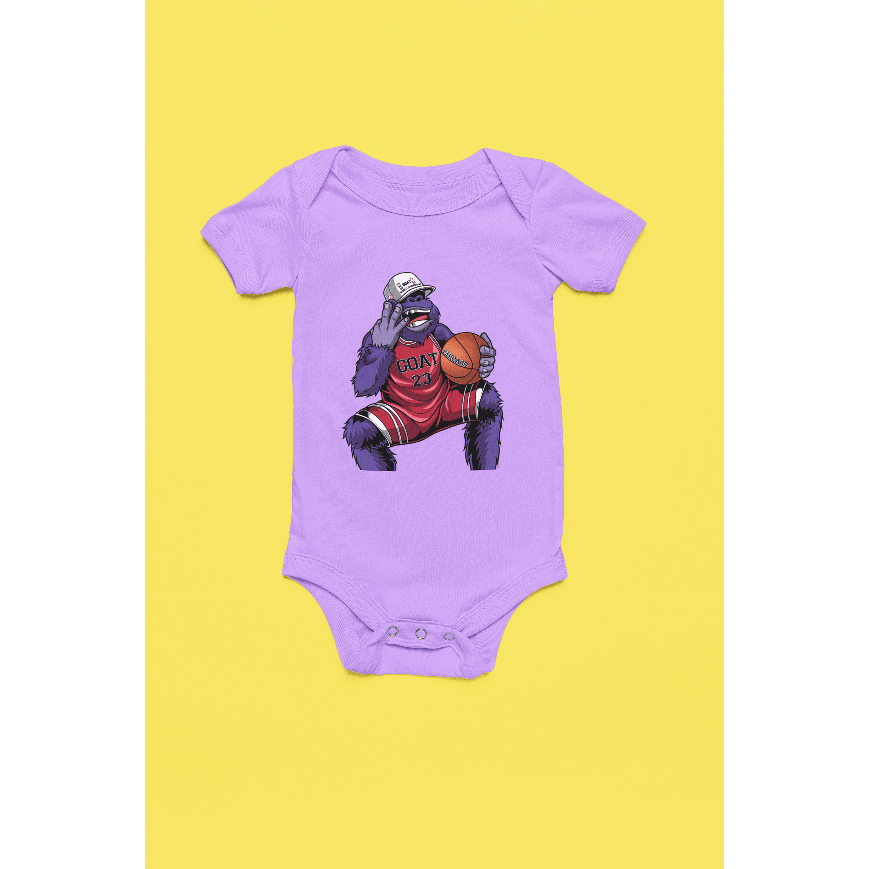 Rainbow Gorilla ´The GOAT´ Romper - Rainbow Gorilla Store