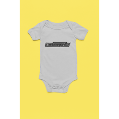 Rainbow Gorilla ´RG Tekst Zwart´ Romper - Rainbow Gorilla Store