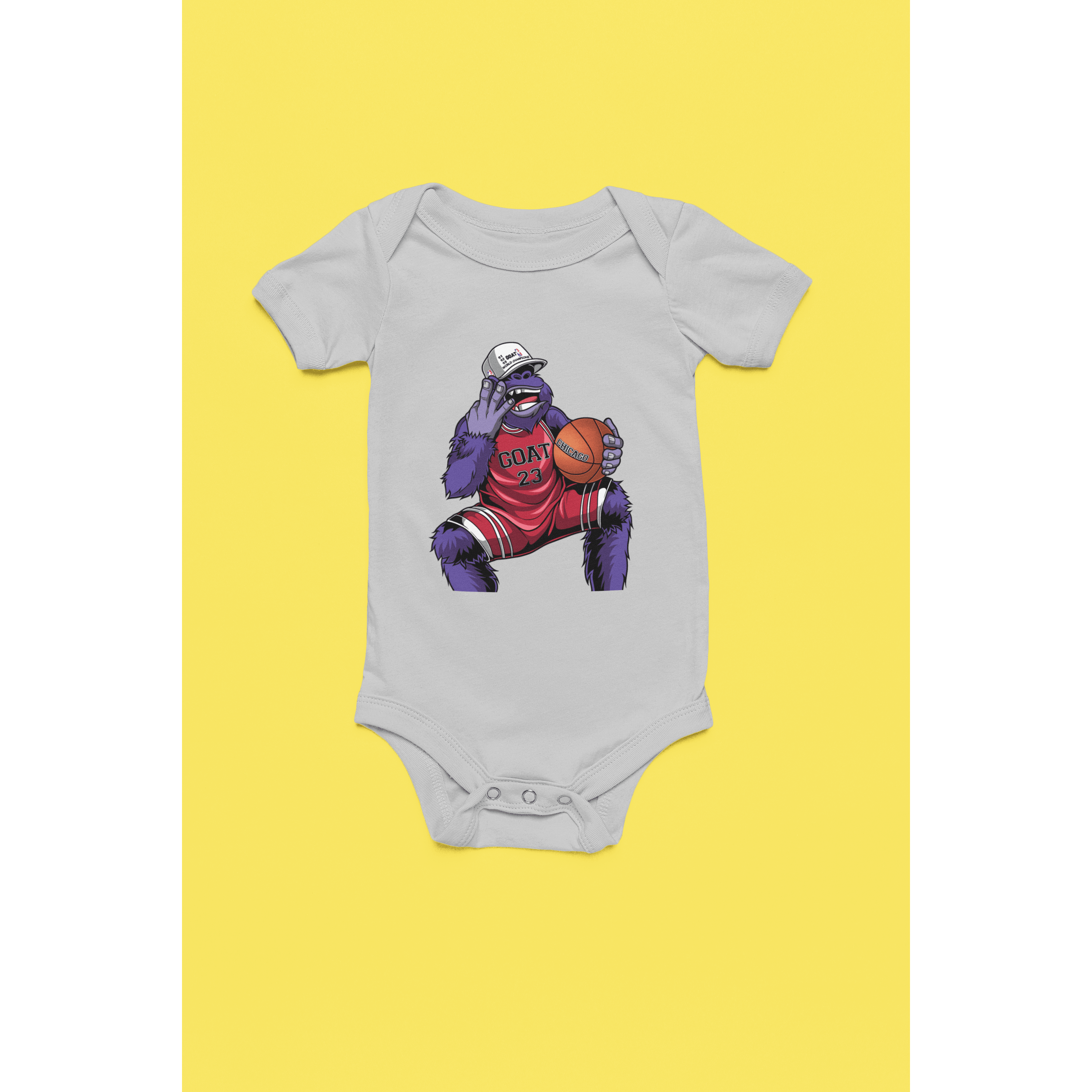 Rainbow Gorilla ´The GOAT´ Romper - Rainbow Gorilla Store