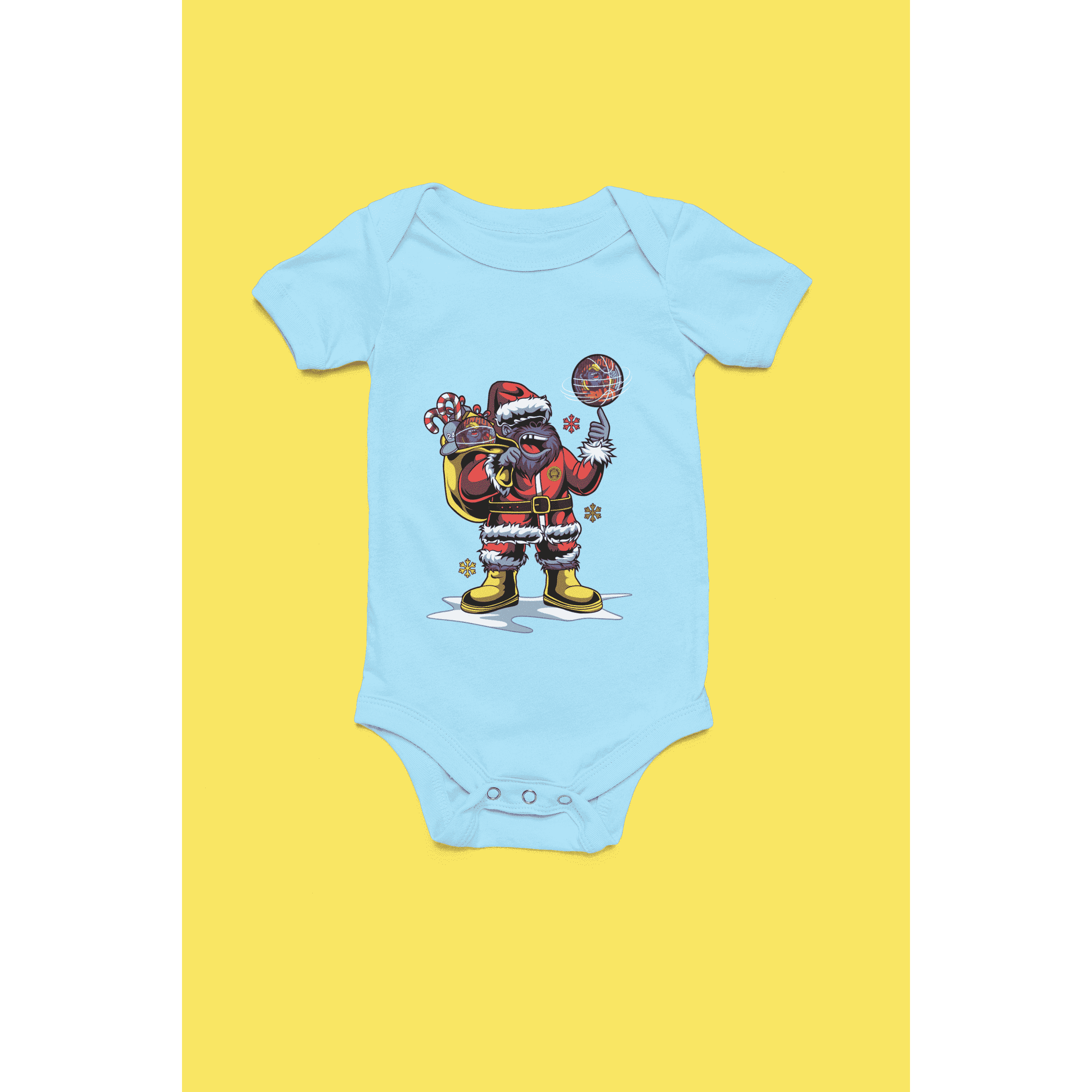 Rainbow Gorilla ´Kerst´ Romper - Rainbow Gorilla Store