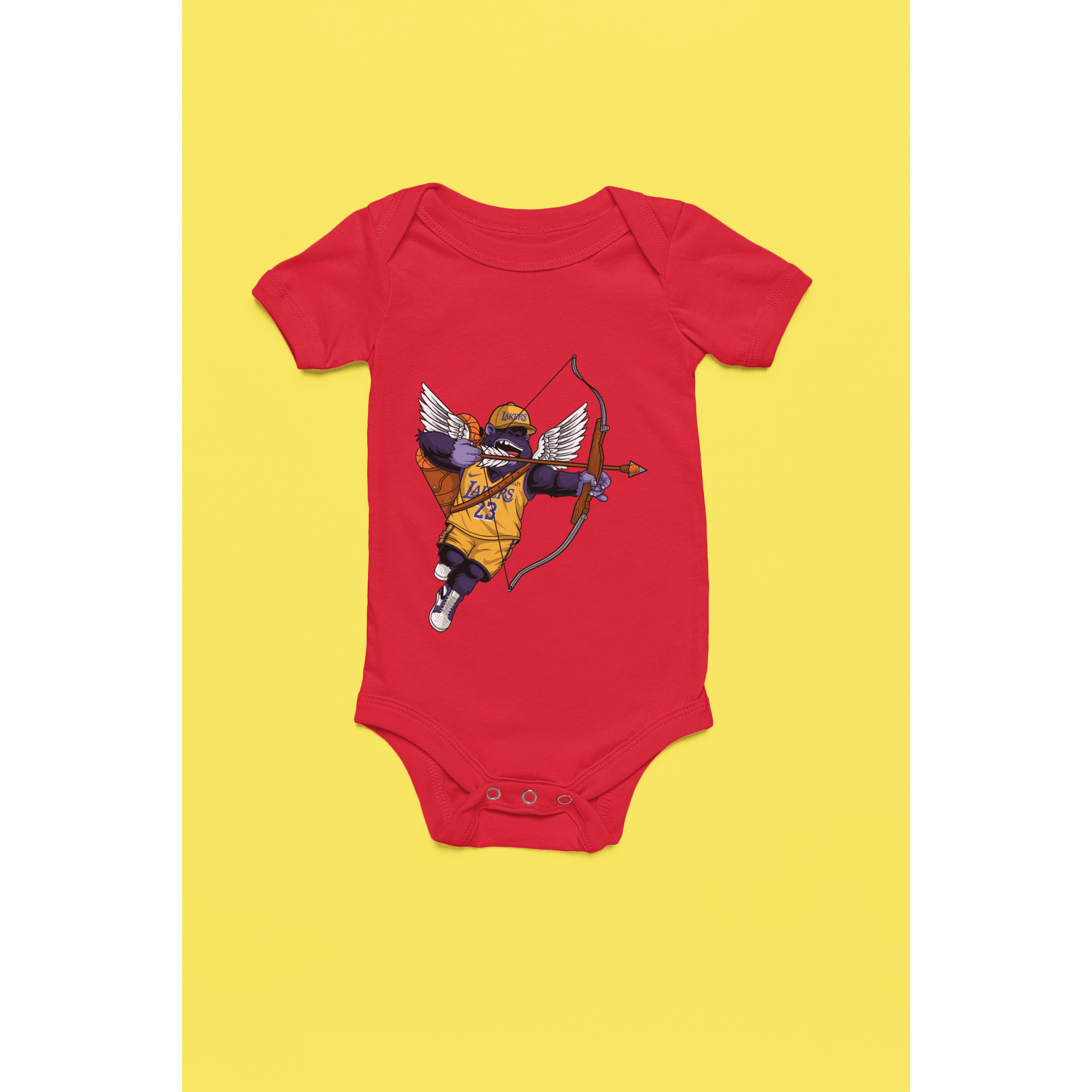 Rainbow Gorilla ´The Love Gorilla´ Romper - Rainbow Gorilla Store