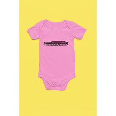 Rainbow Gorilla ´RG Tekst Zwart´ Romper - Rainbow Gorilla Store