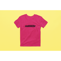 Rainbow Gorilla 'RG Tekst Zwart' Heren T-shirt - Rainbow Gorilla Store