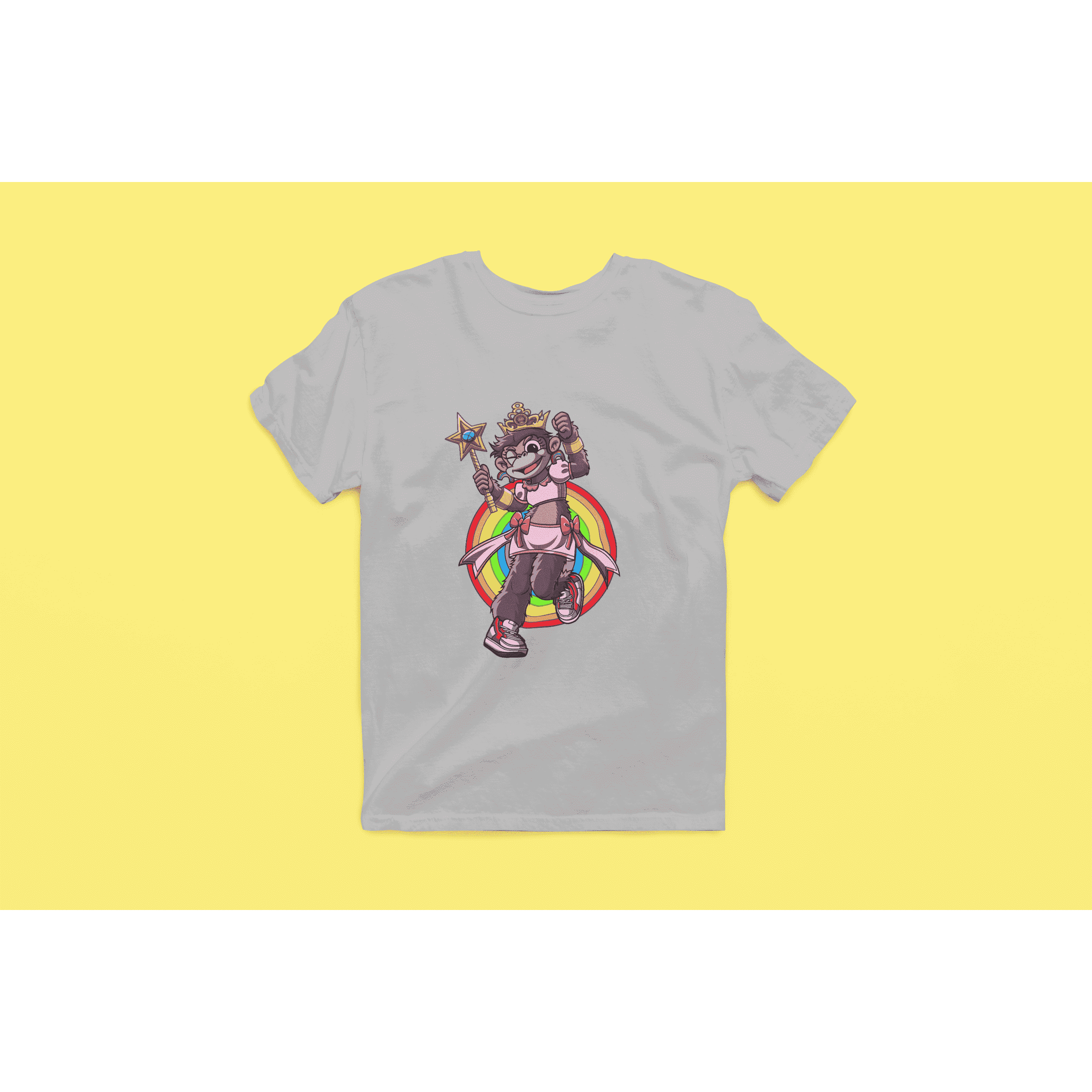 Rainbow Gorilla 'Princess Hope' Heren T-shirt - Rainbow Gorilla Store