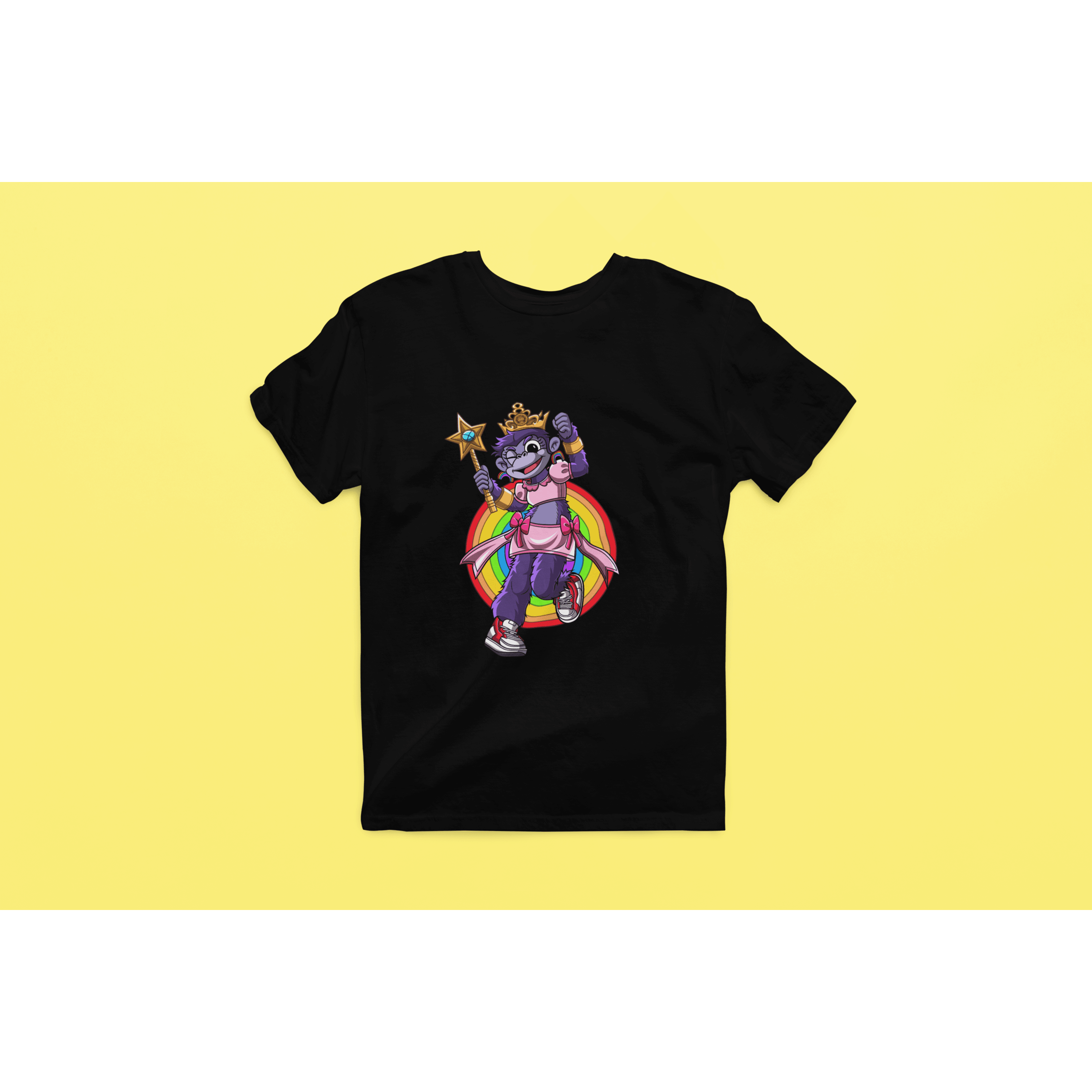 Rainbow Gorilla 'Princess Hope' Heren T-shirt - Rainbow Gorilla Store