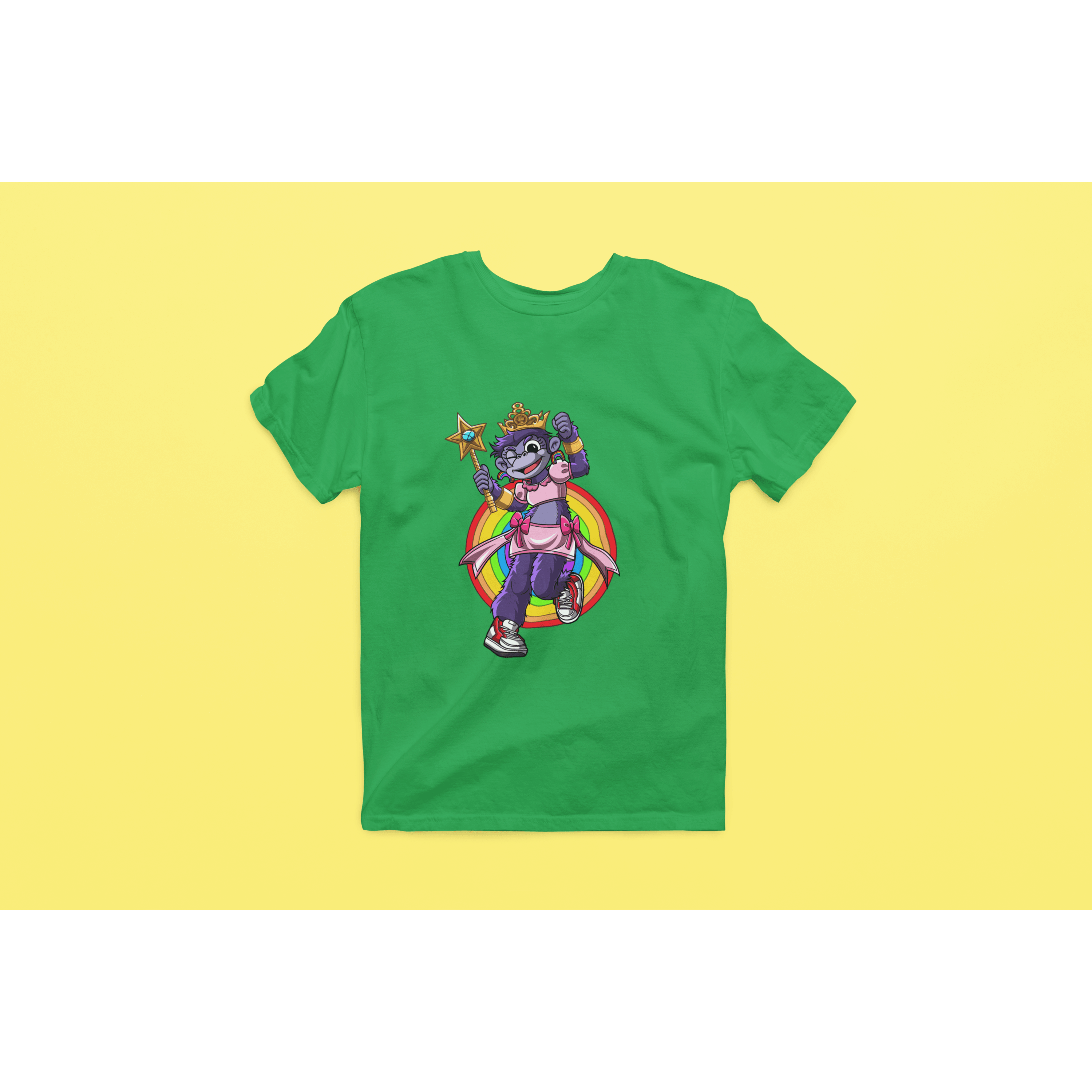 Rainbow Gorilla 'Princess Hope' Heren T-shirt - Rainbow Gorilla Store