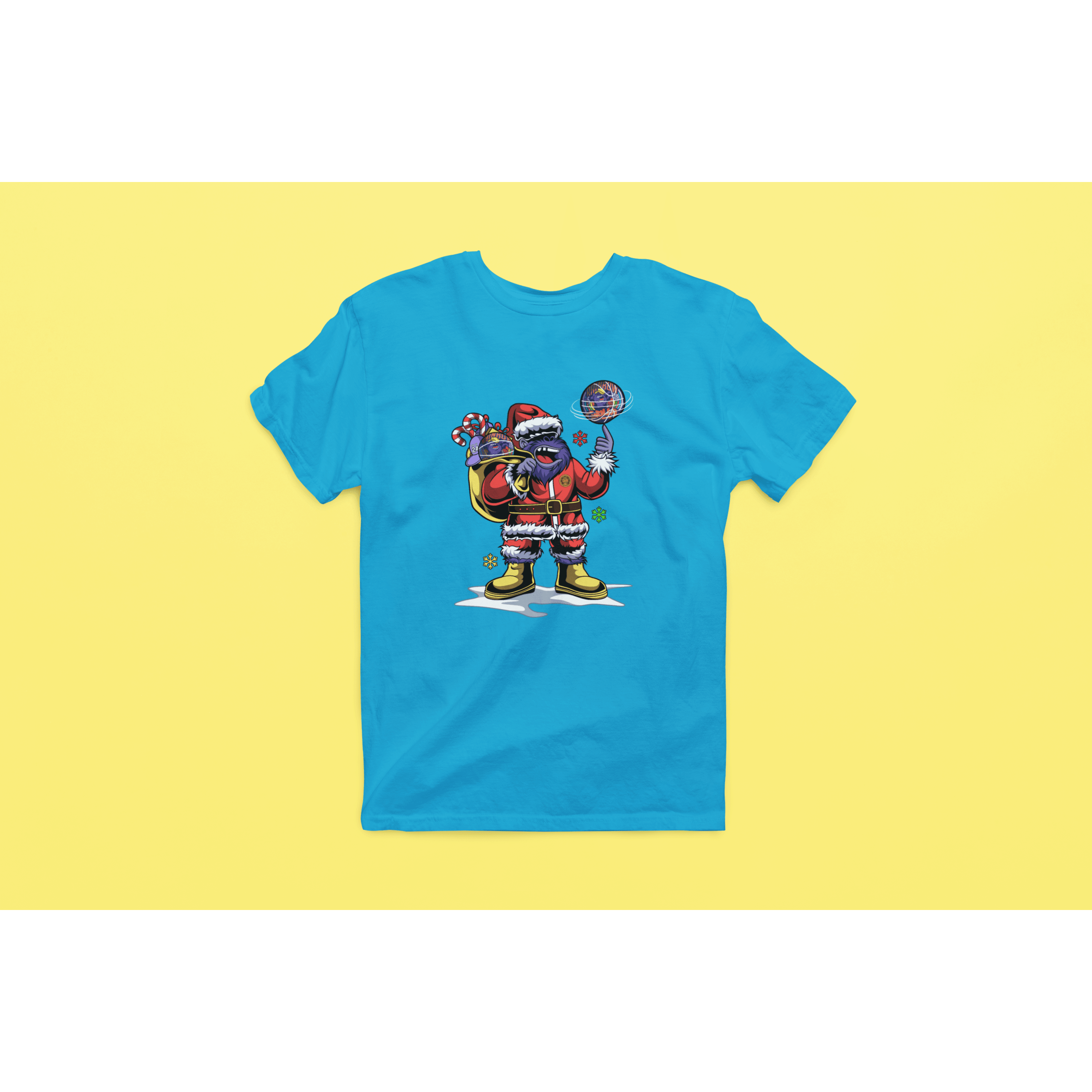 Rainbow Gorilla ´Kerst´ Heren T-shirt - Rainbow Gorilla Store
