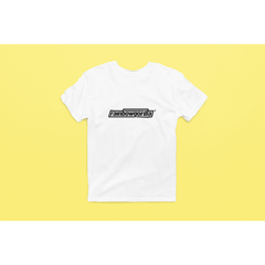Rainbow Gorilla 'RG Tekst Zwart' Heren T-shirt - Rainbow Gorilla Store