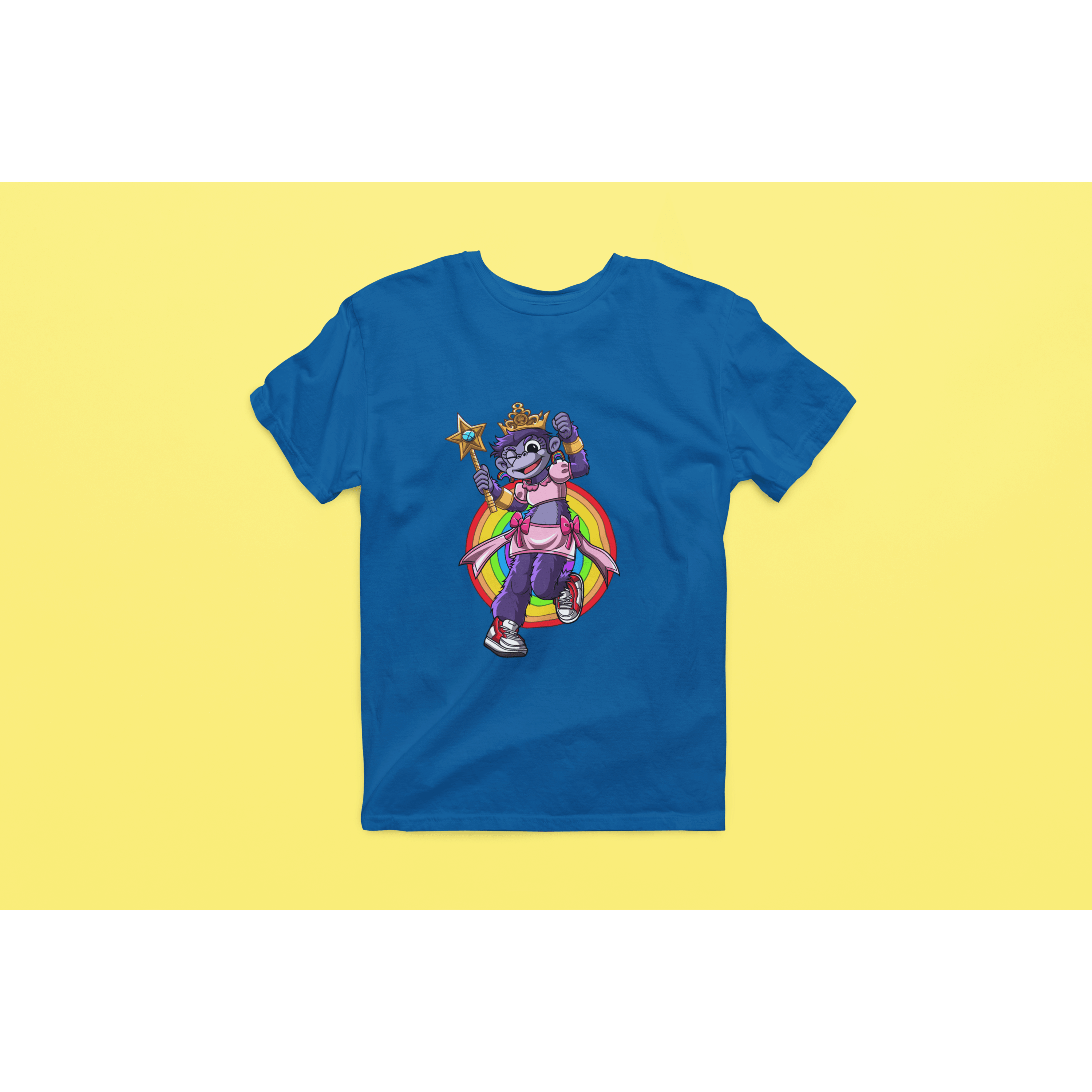 Rainbow Gorilla 'Princess Hope' Heren T-shirt - Rainbow Gorilla Store