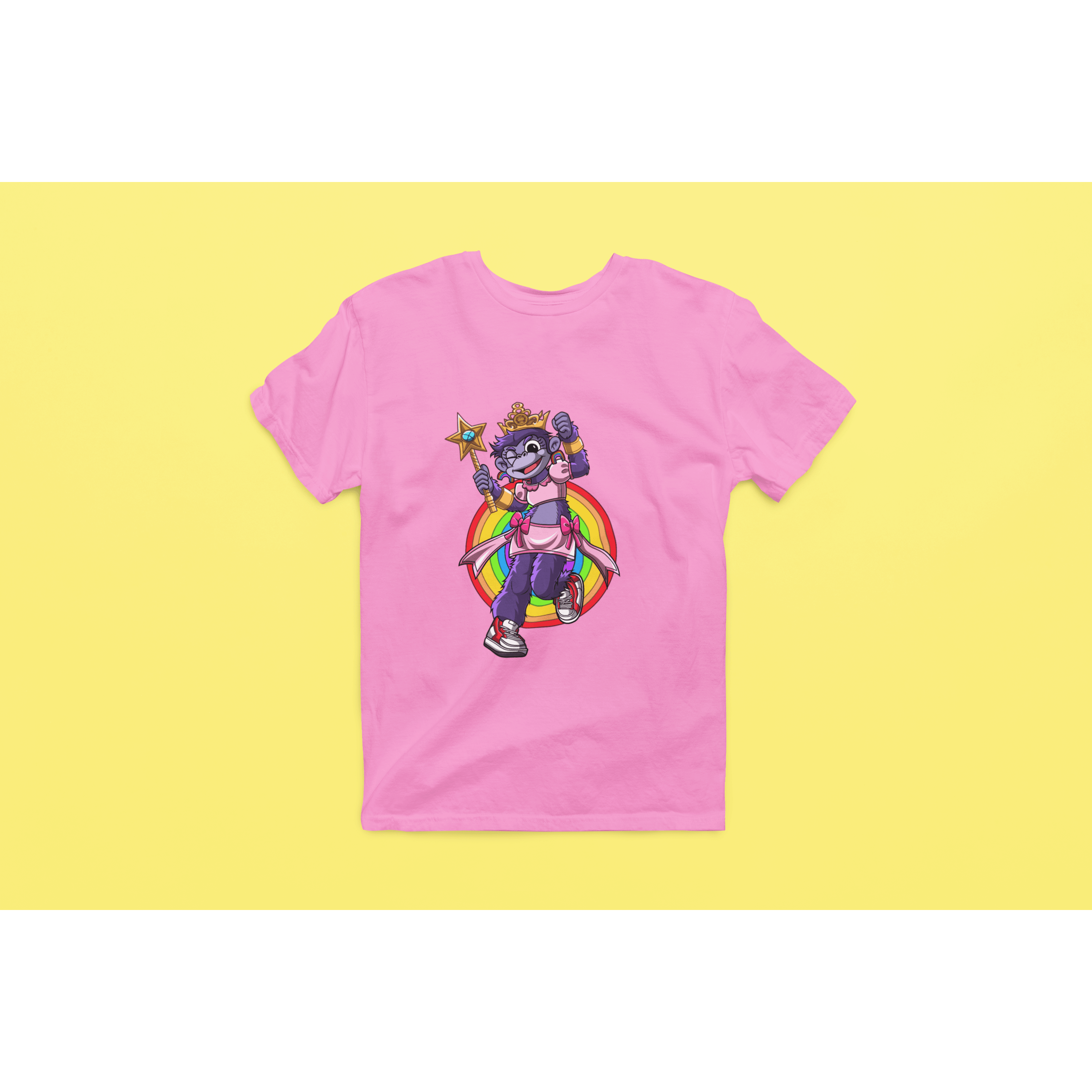 Rainbow Gorilla 'Princess Hope' Heren T-shirt - Rainbow Gorilla Store