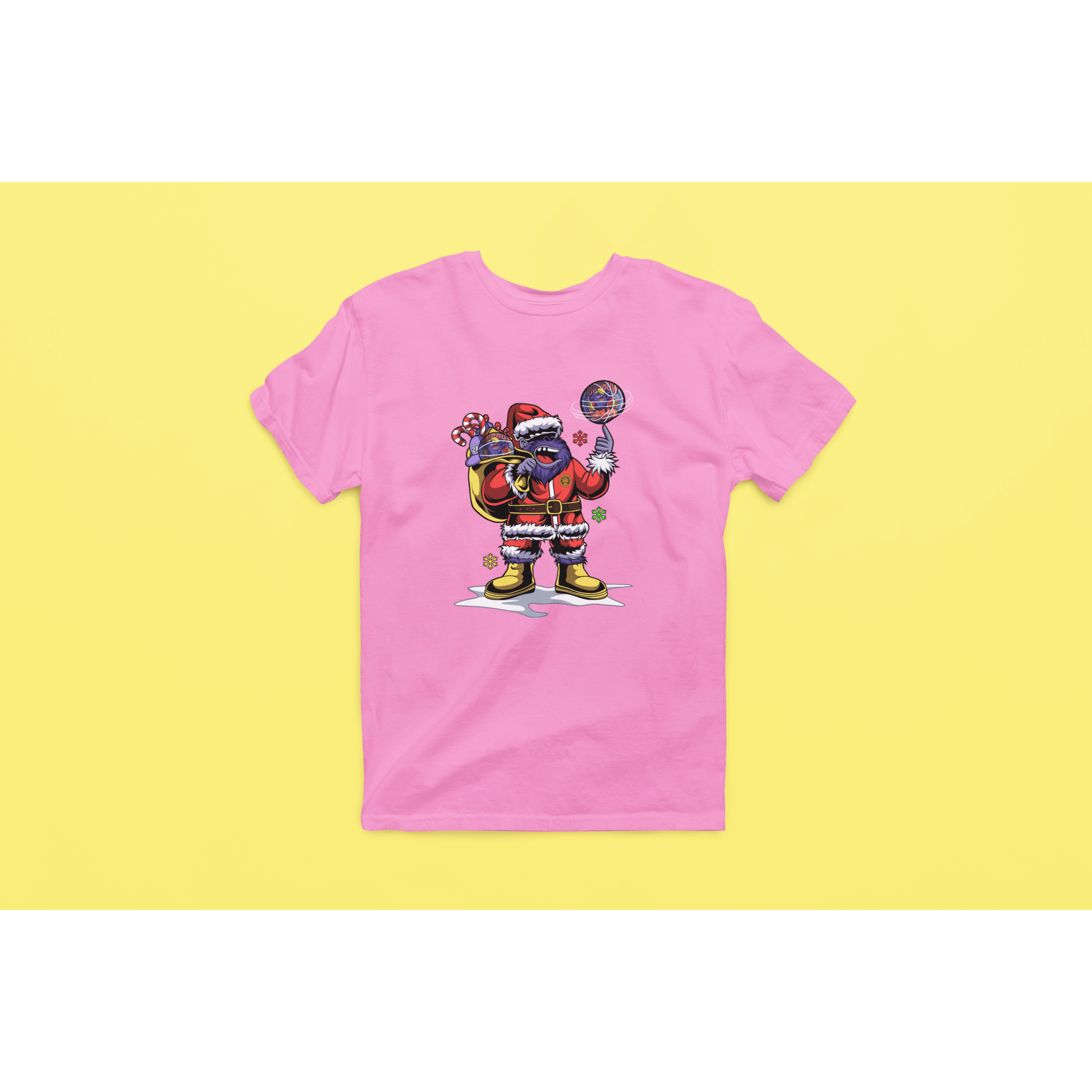 Rainbow Gorilla ´Kerst´ Heren T-shirt - Rainbow Gorilla Store