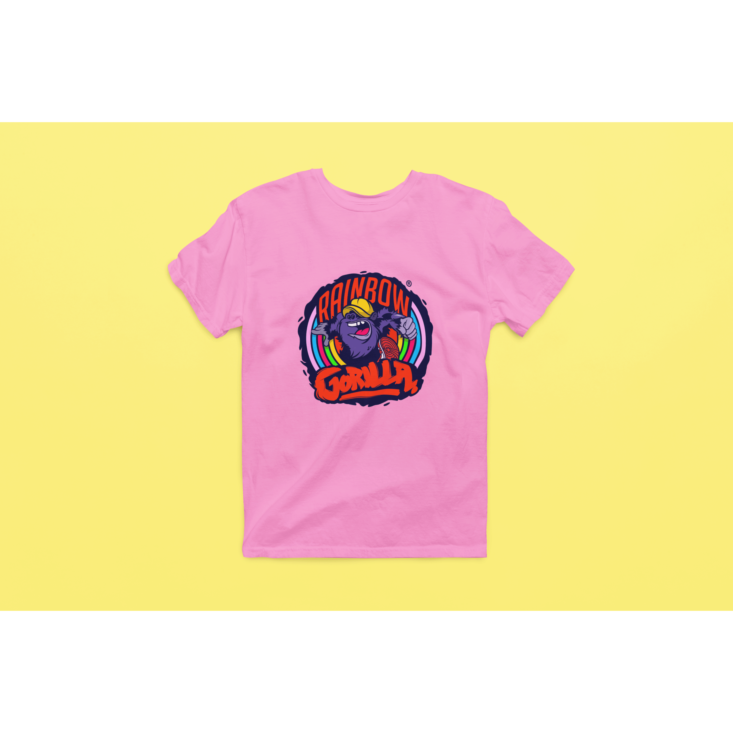 Rainbow Gorilla ´Orgineel Logo´ Heren T-shirt - Rainbow Gorilla Store