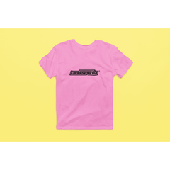 Rainbow Gorilla 'RG Tekst Zwart' Heren T-shirt - Rainbow Gorilla Store
