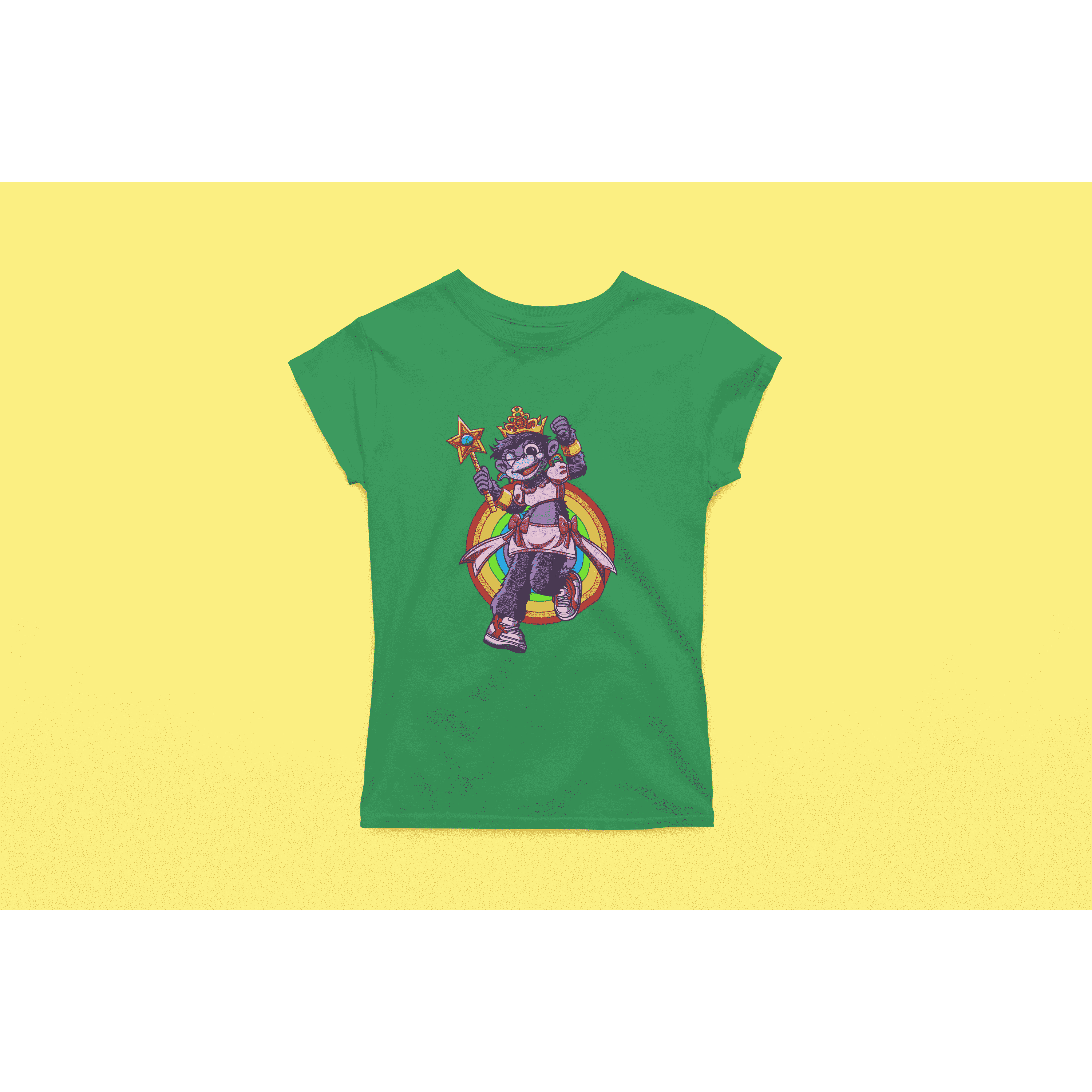 Rainbow Gorilla ´Princess Hope´ Dames T-shirt - Rainbow Gorilla Store