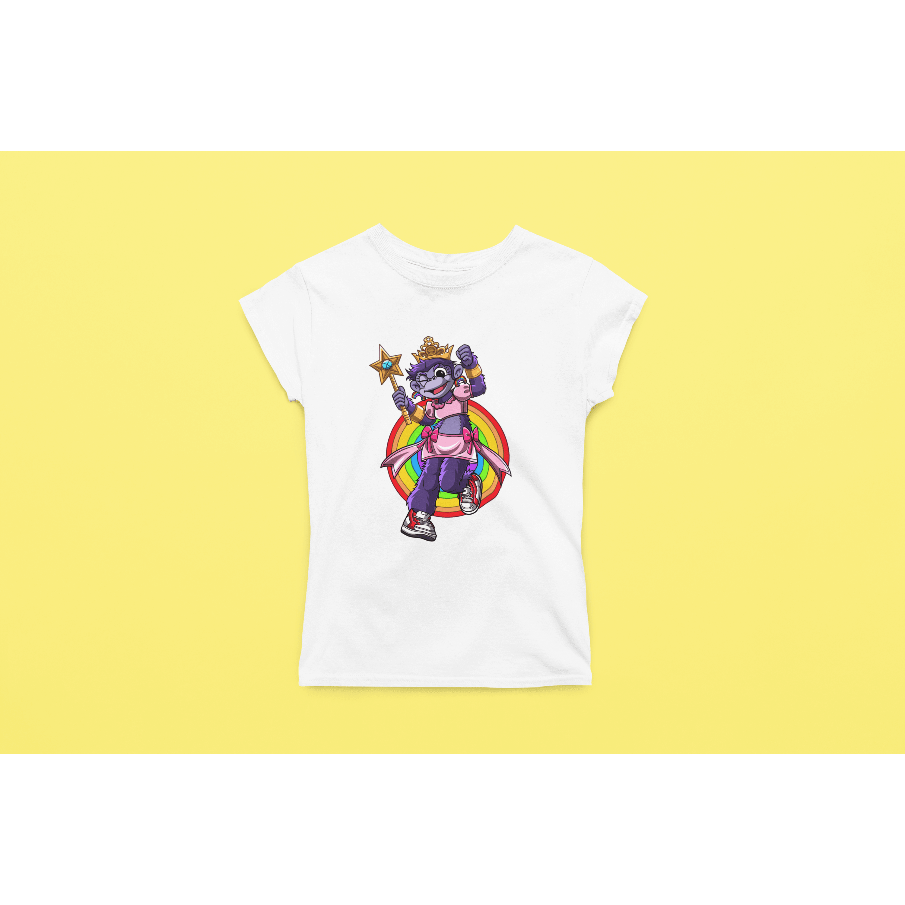 Rainbow Gorilla ´Princess Hope´ Dames T-shirt - Rainbow Gorilla Store