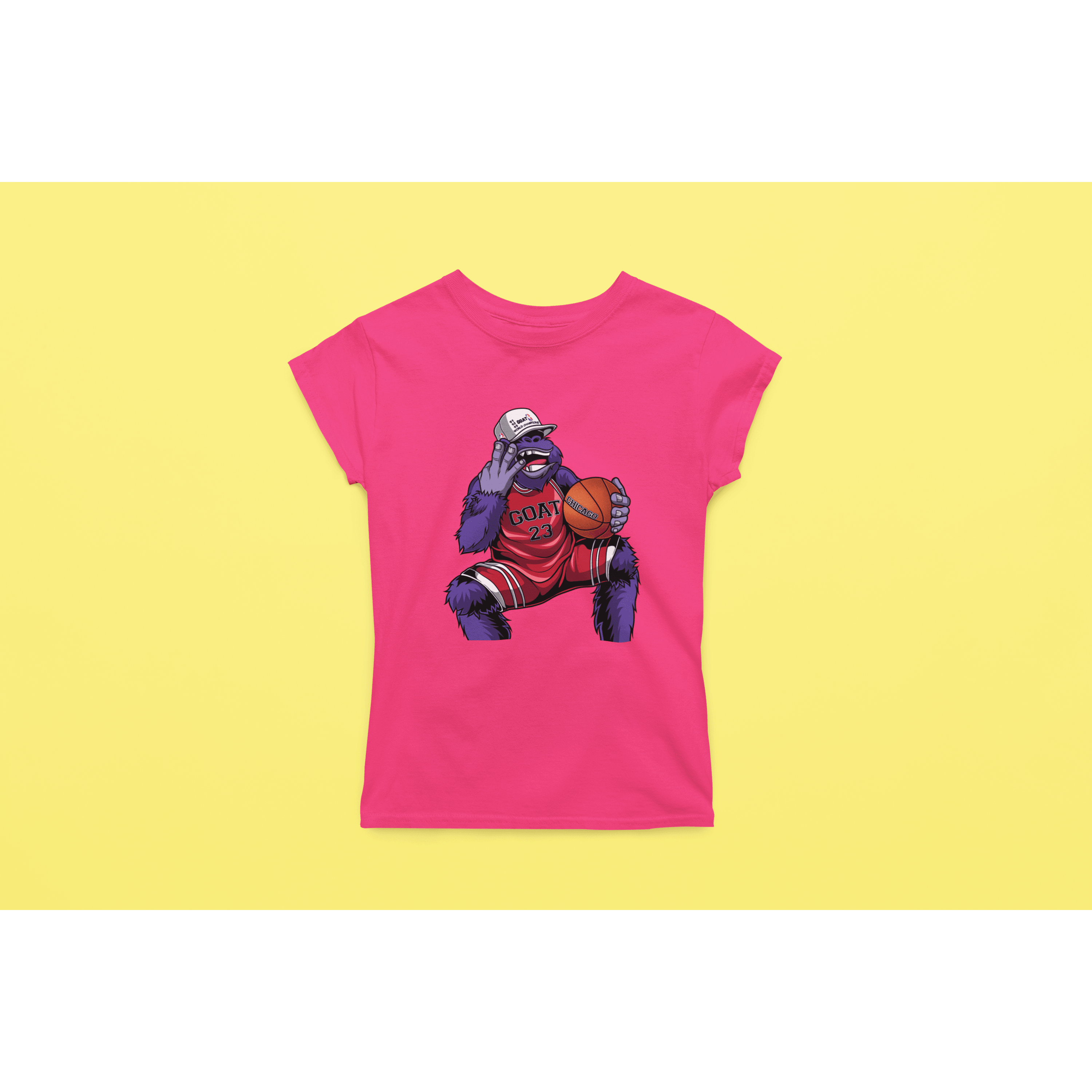 Rainbow Gorilla ´The GOAT´ Dames T-shirt - Rainbow Gorilla Store