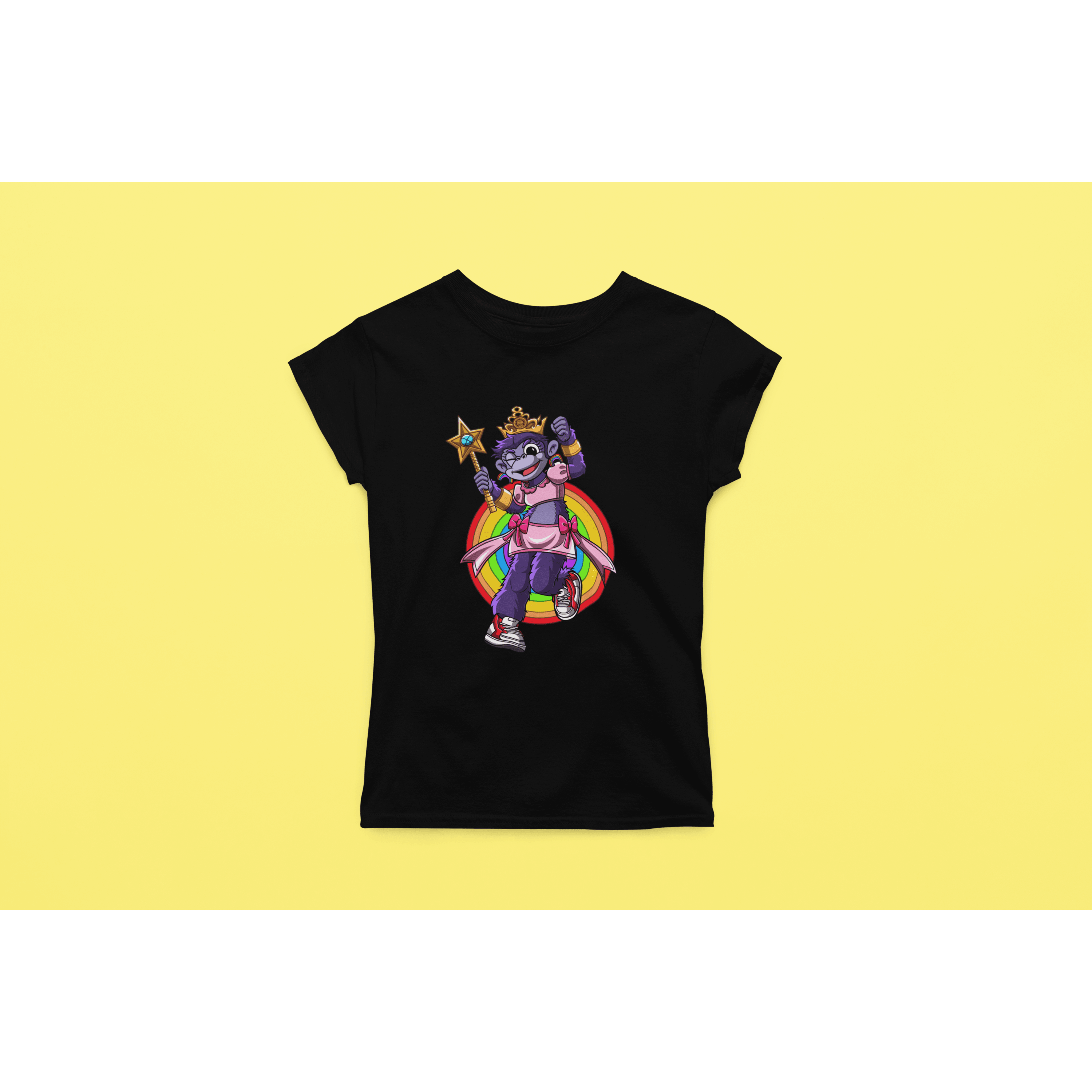 Rainbow Gorilla ´Princess Hope´ Dames T-shirt - Rainbow Gorilla Store
