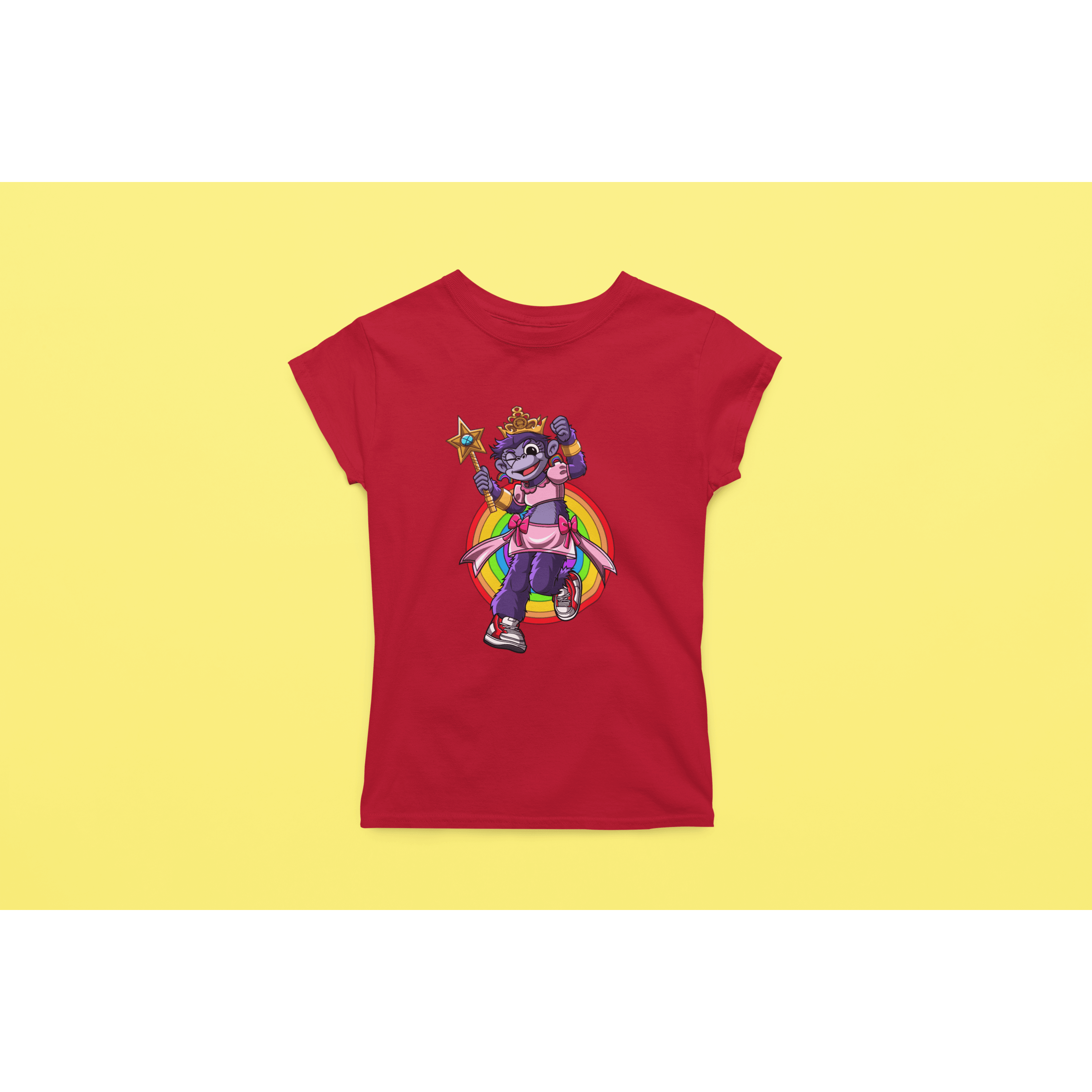 Rainbow Gorilla ´Princess Hope´ Dames T-shirt - Rainbow Gorilla Store