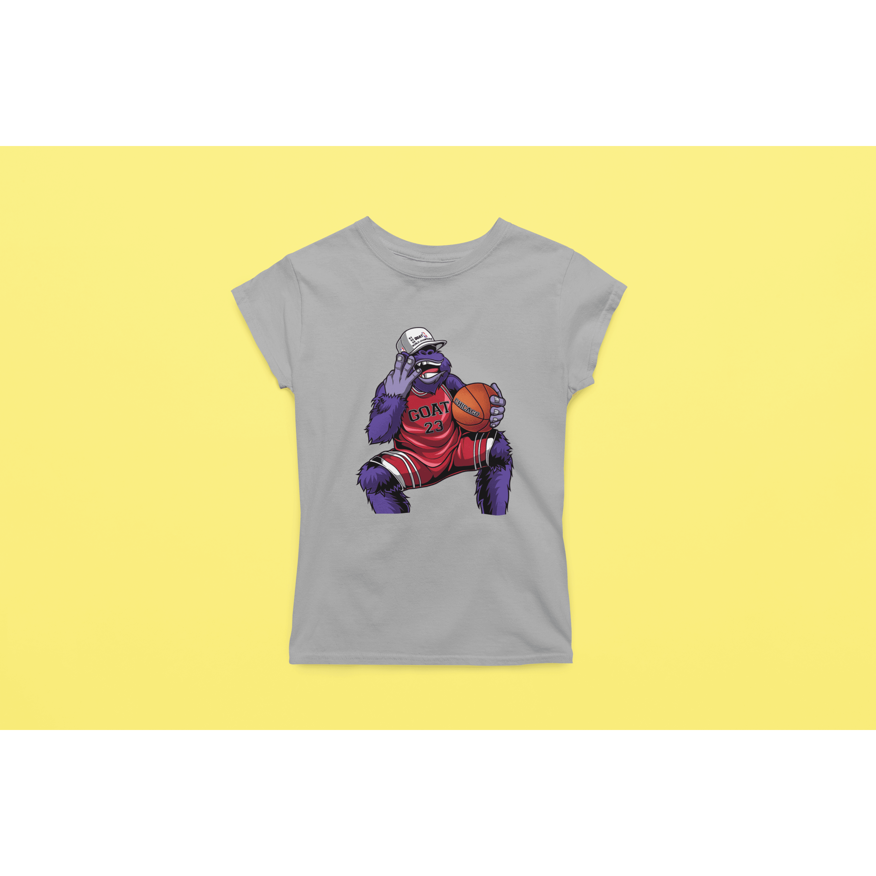 Rainbow Gorilla ´The GOAT´ Dames T-shirt - Rainbow Gorilla Store