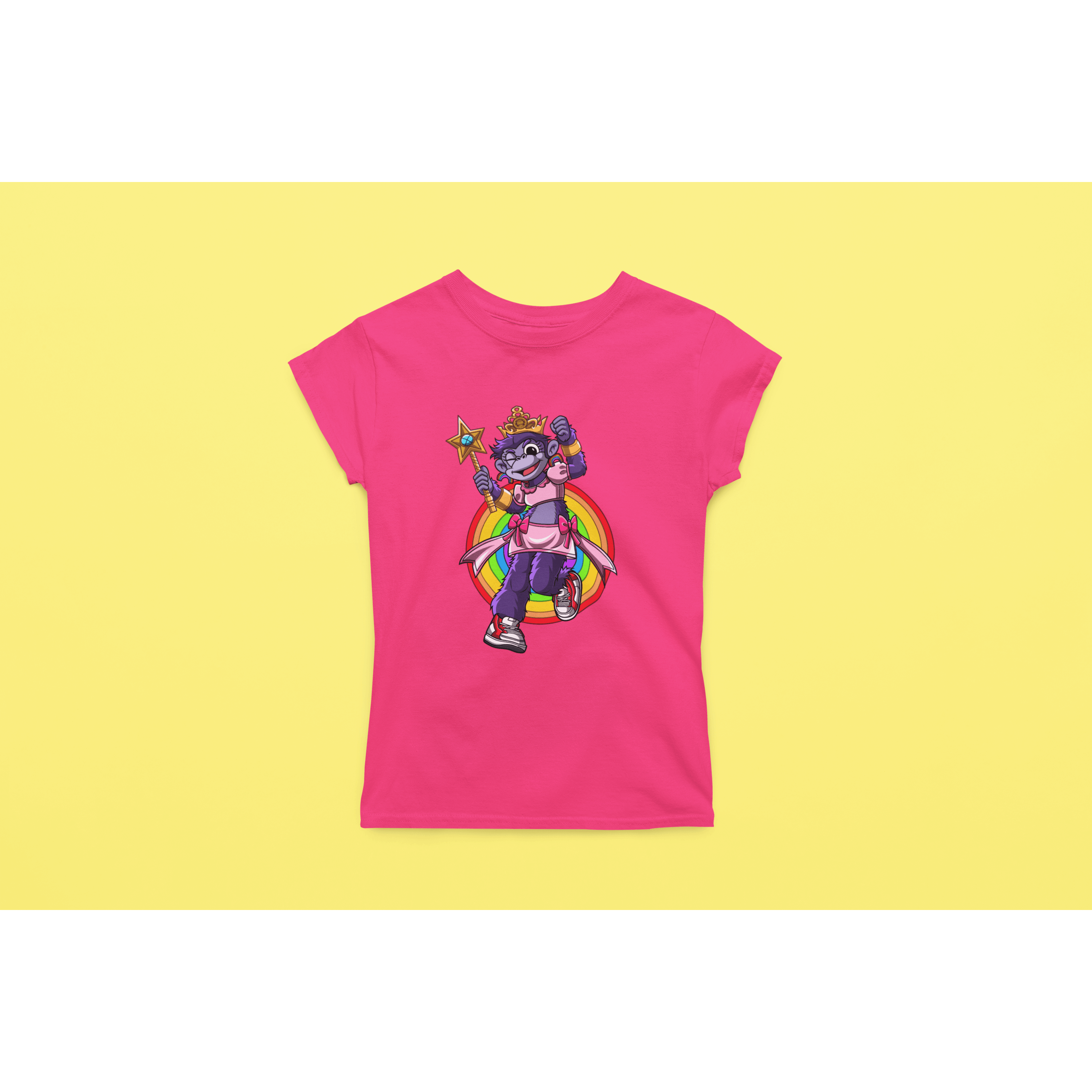Rainbow Gorilla ´Princess Hope´ Dames T-shirt - Rainbow Gorilla Store