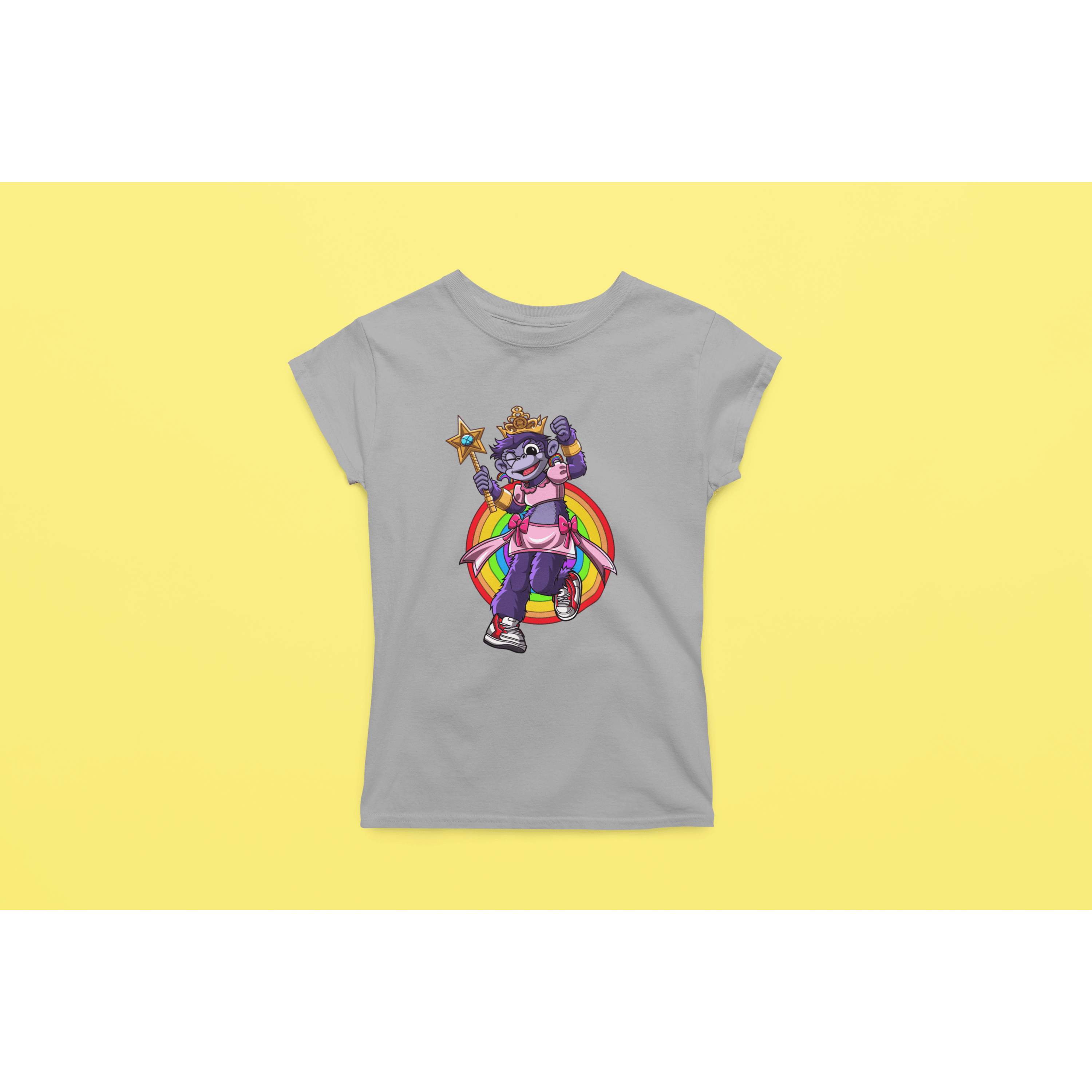 Rainbow Gorilla ´Princess Hope´ Dames T-shirt - Rainbow Gorilla Store