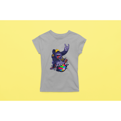 Rainbow Gorilla ´Baller´ Dames T-shirt - Rainbow Gorilla Store