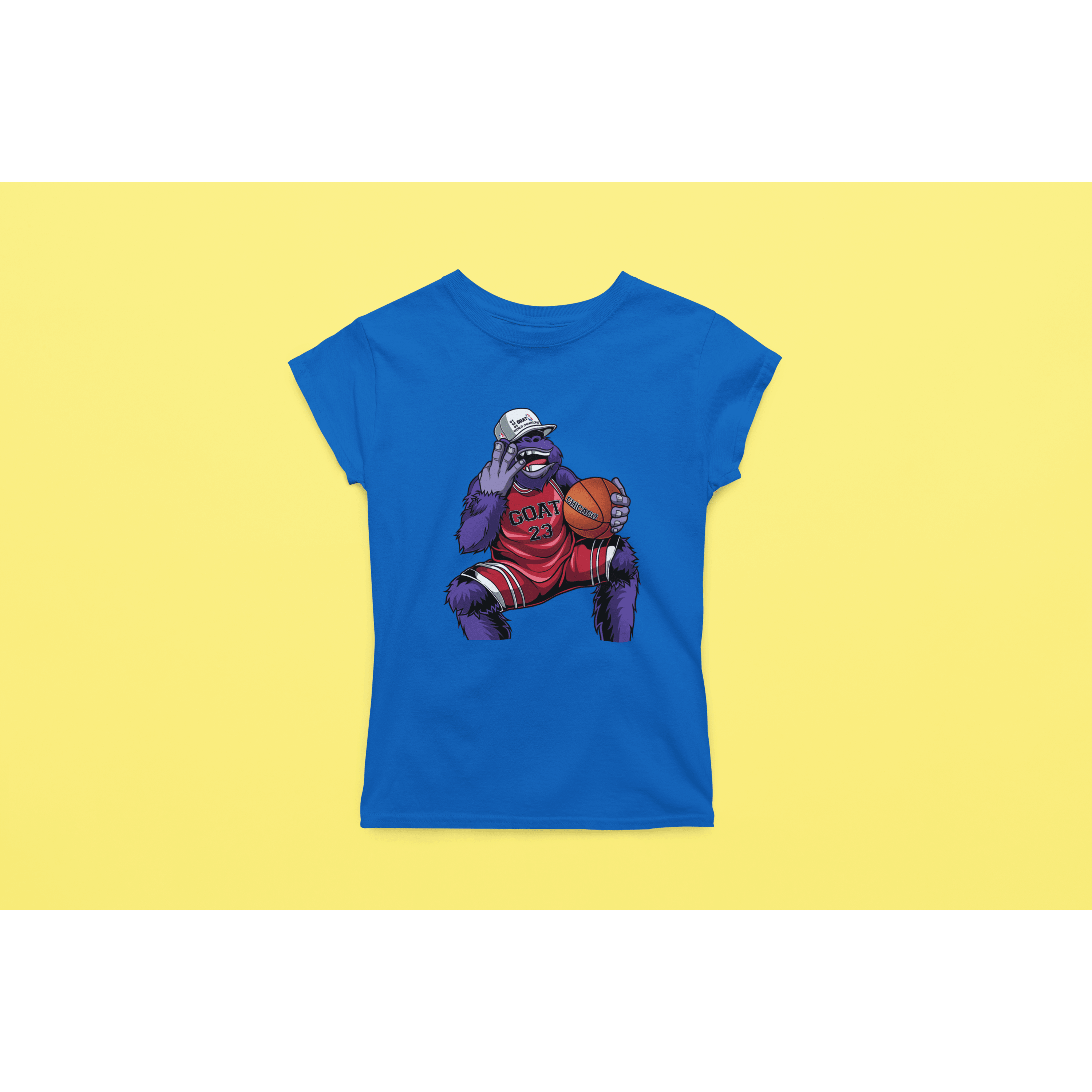 Rainbow Gorilla ´The GOAT´ Dames T-shirt - Rainbow Gorilla Store