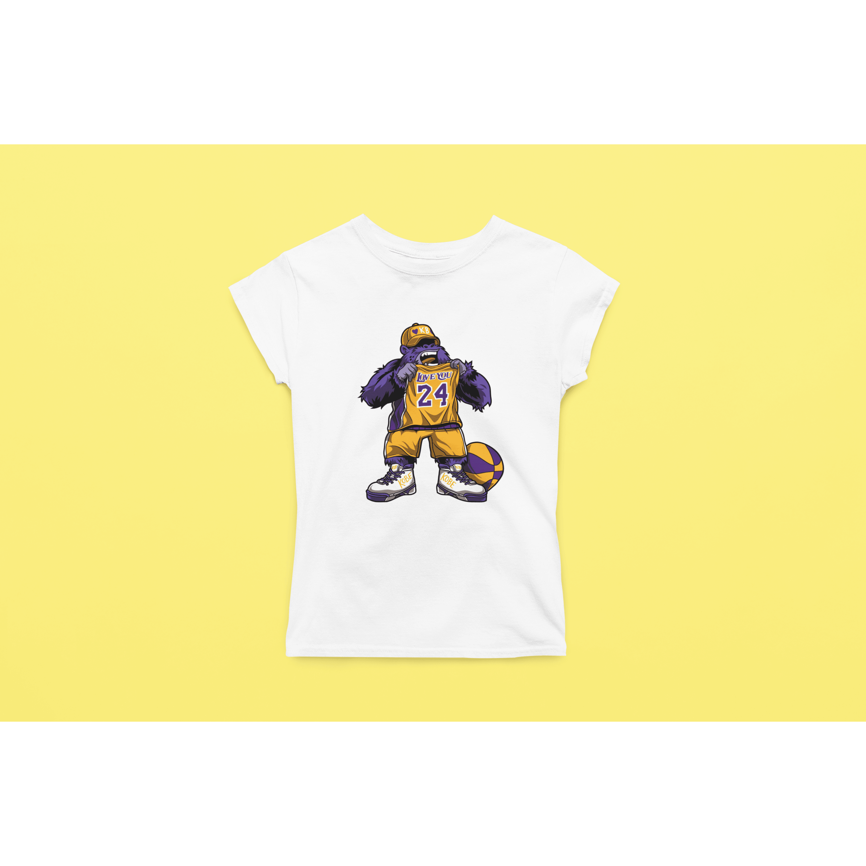 Rainbow Gorilla ´Love you 24´ Dames T-shirt - Rainbow Gorilla Store