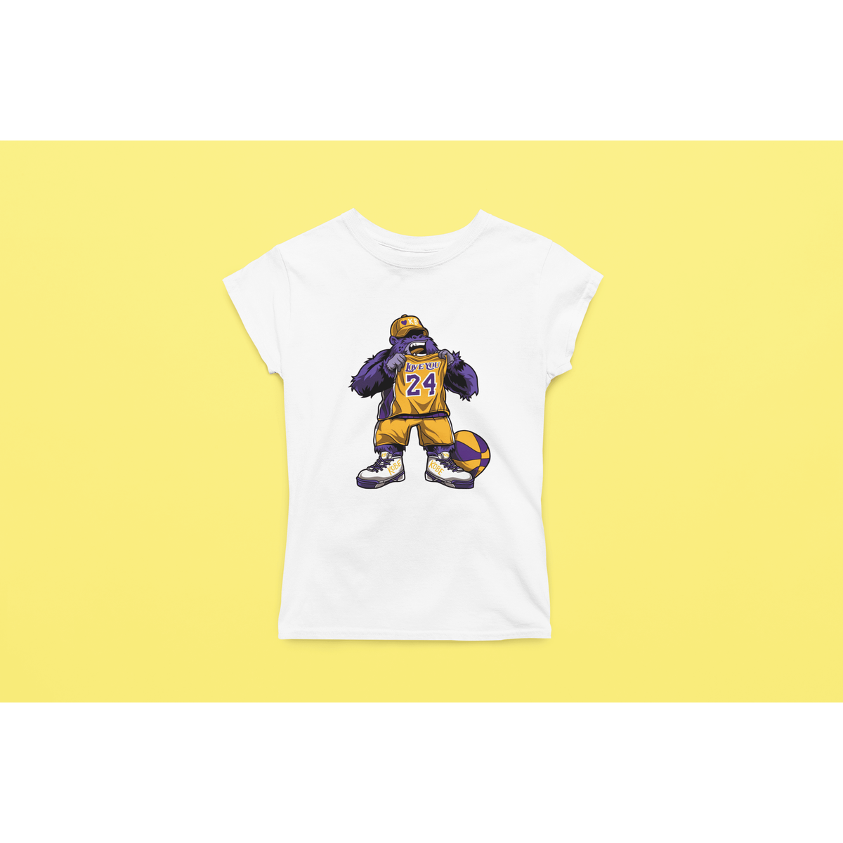 Rainbow Gorilla ´Love you 24´ Dames T-shirt - Rainbow Gorilla Store