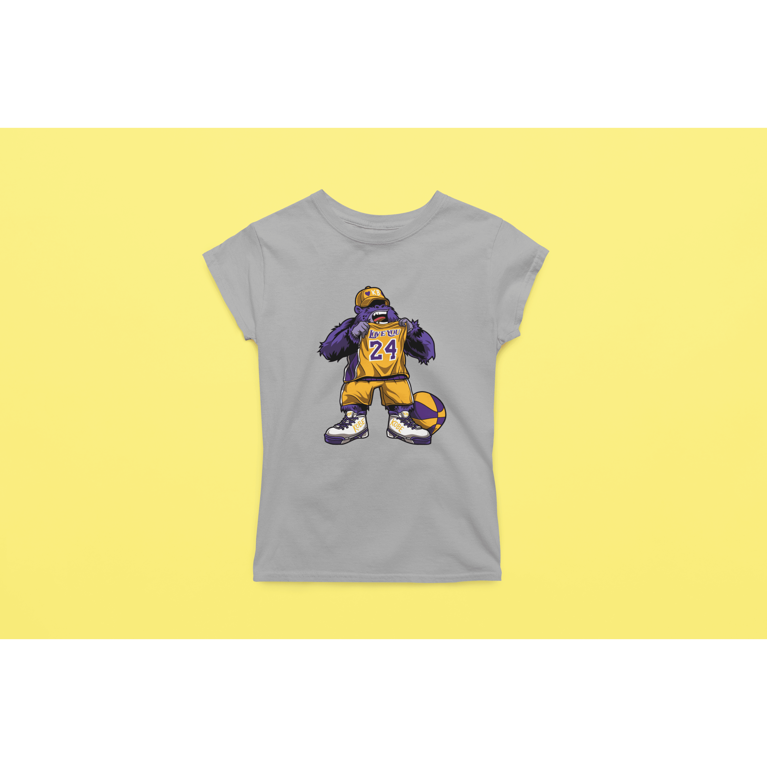 Rainbow Gorilla ´Love you 24´ Dames T-shirt - Rainbow Gorilla Store