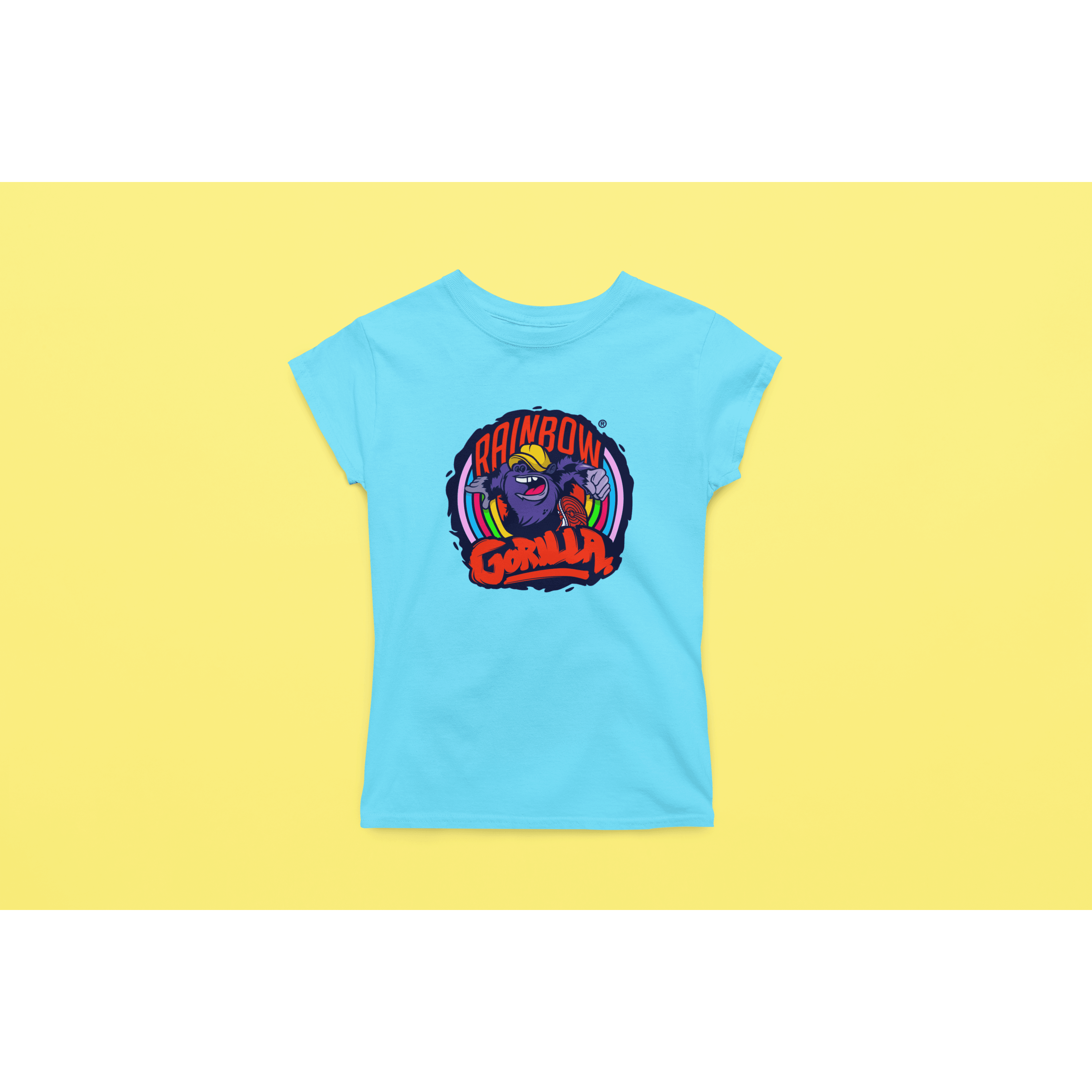 Rainbow Gorilla ´Orgineel Logo´ Dames T-shirt - Rainbow Gorilla Store