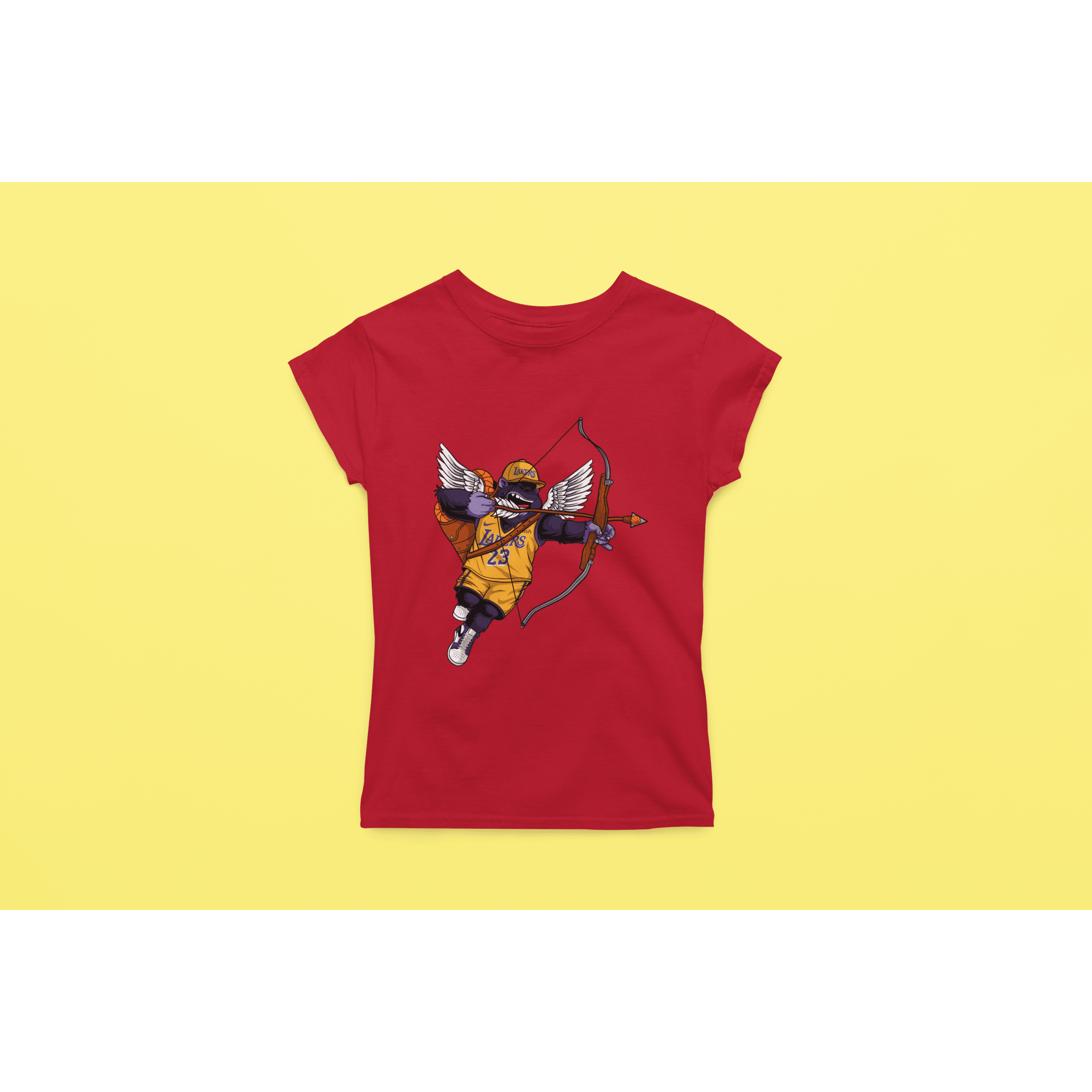 Rainbow Gorilla ´The Love Gorilla´ Dames T-shirt - Rainbow Gorilla Store