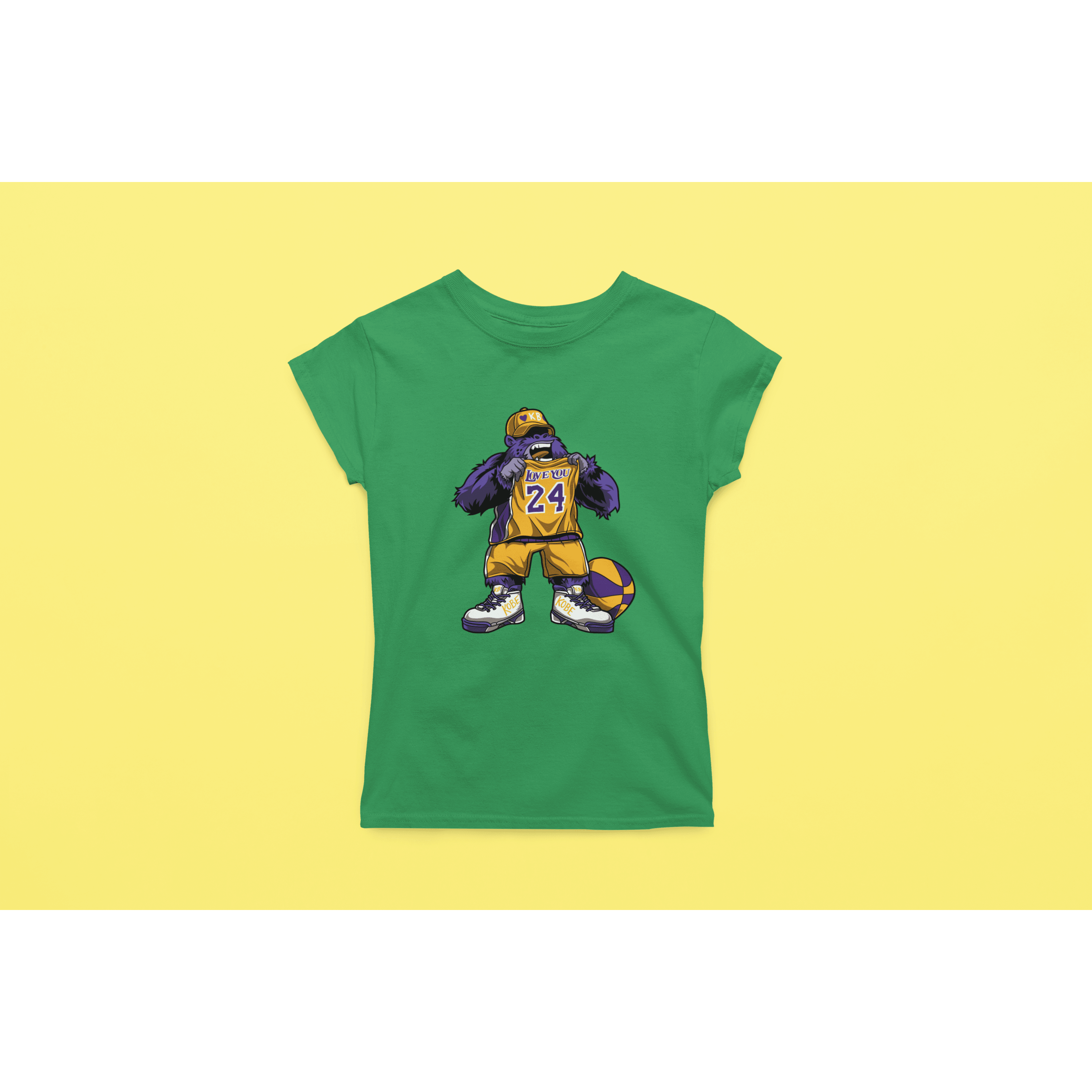 Rainbow Gorilla ´Love you 24´ Dames T-shirt - Rainbow Gorilla Store