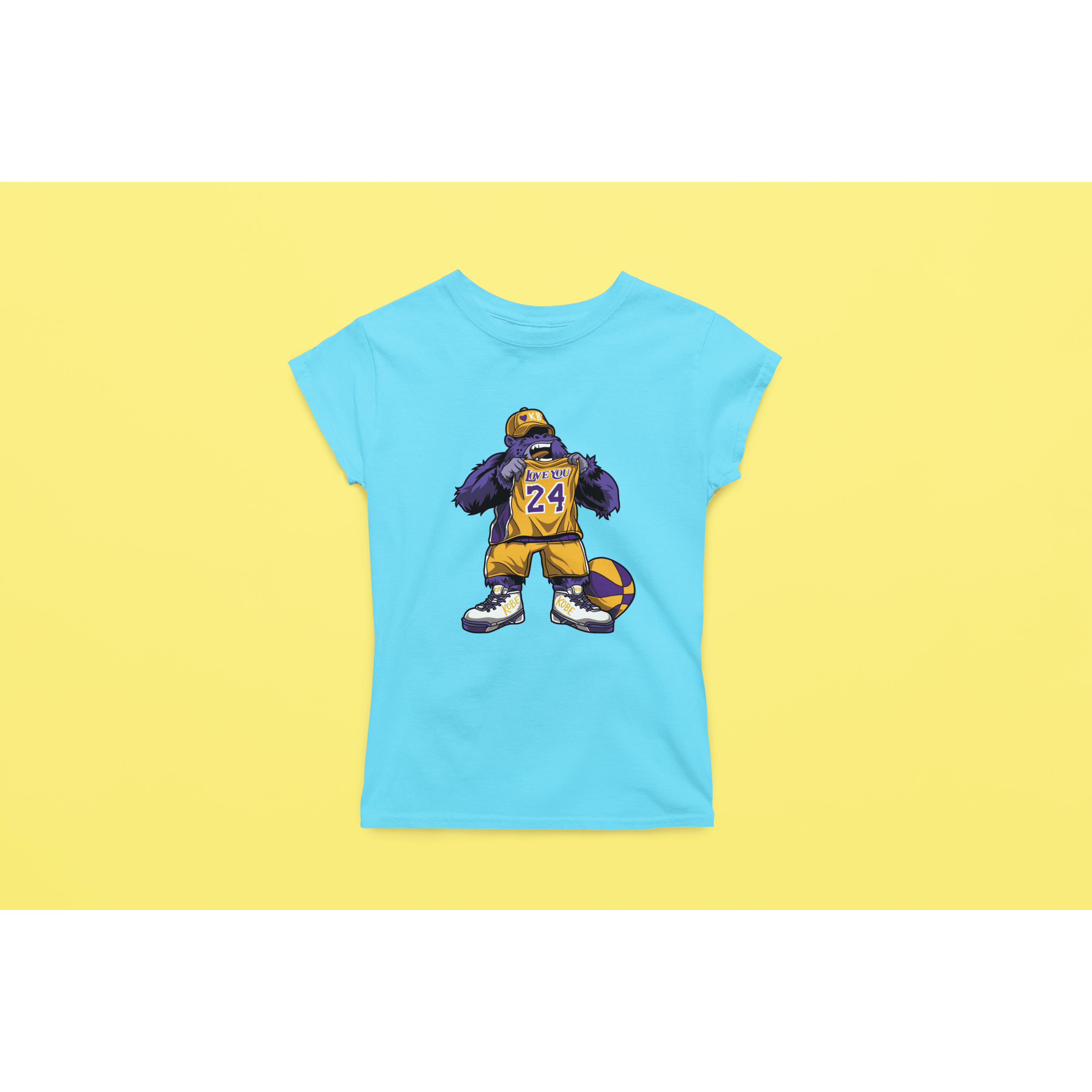 Rainbow Gorilla ´Love you 24´ Dames T-shirt - Rainbow Gorilla Store