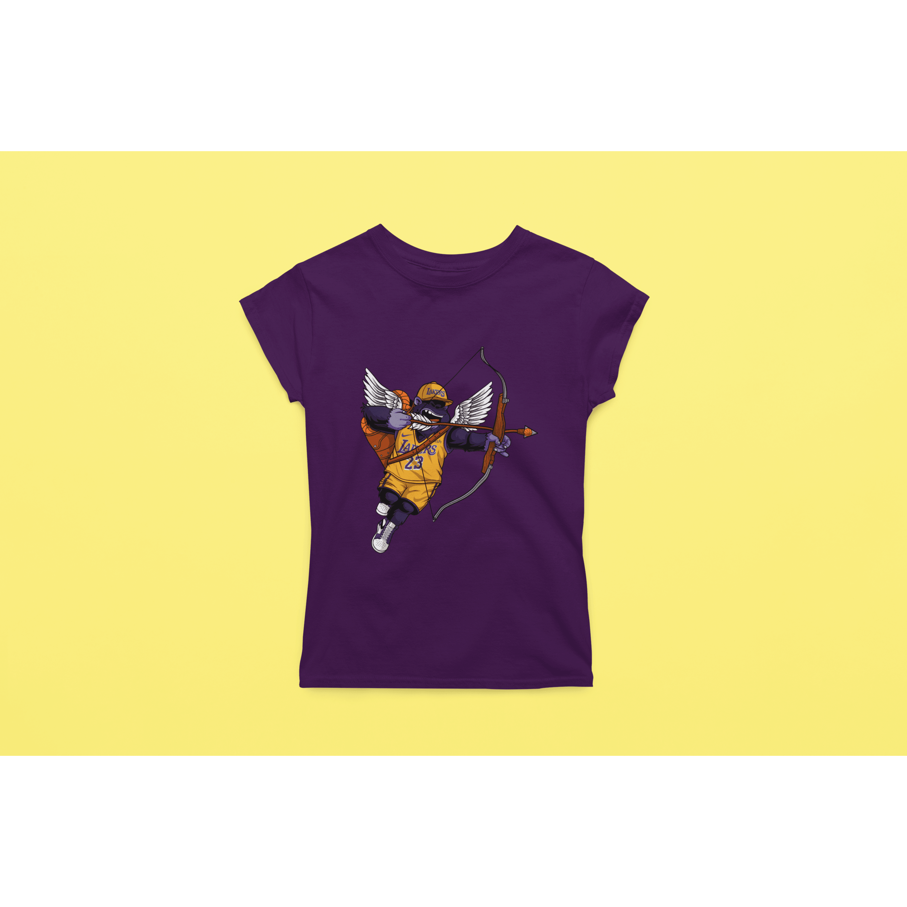 Rainbow Gorilla ´The Love Gorilla´ Dames T-shirt - Rainbow Gorilla Store