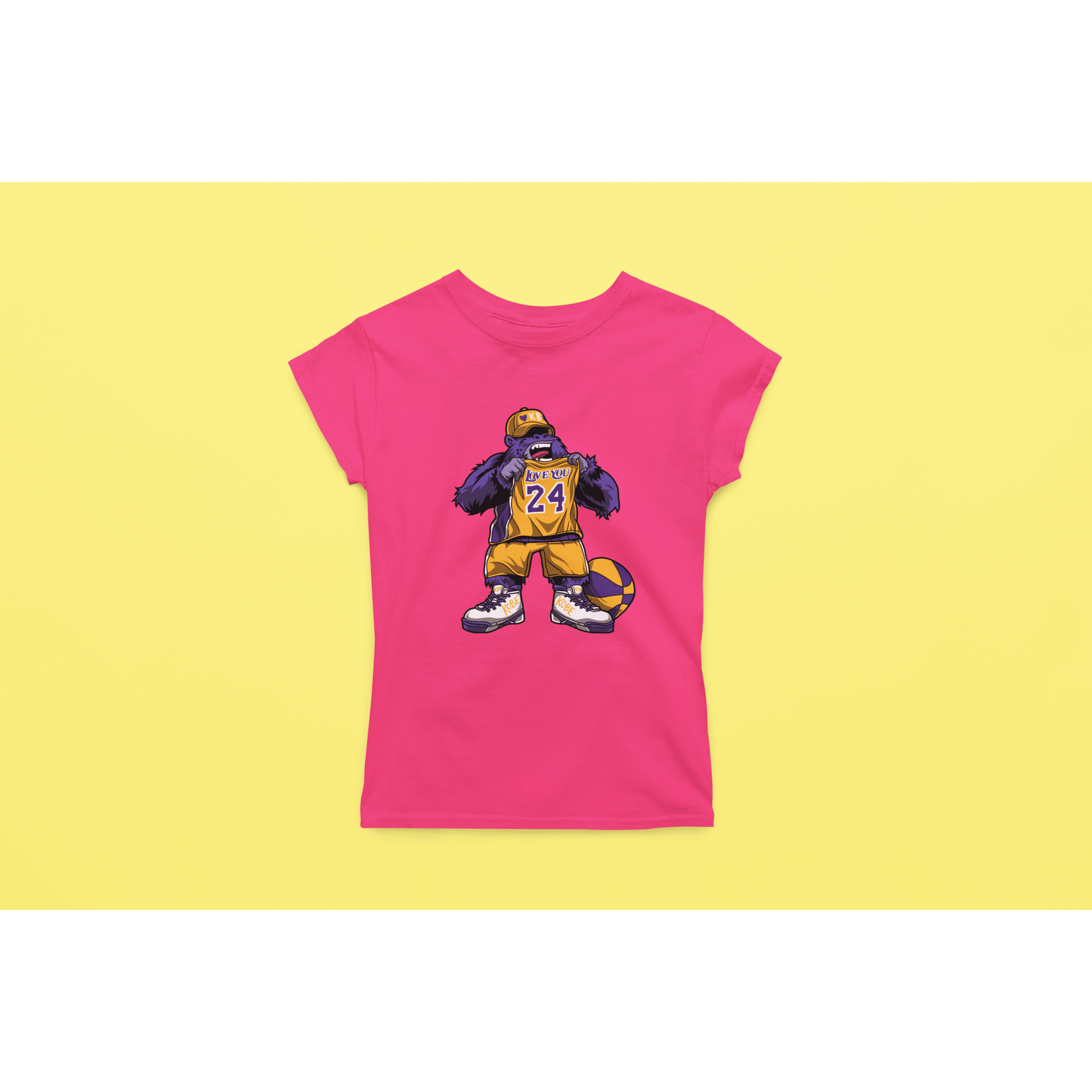 Rainbow Gorilla ´Love you 24´ Dames T-shirt - Rainbow Gorilla Store