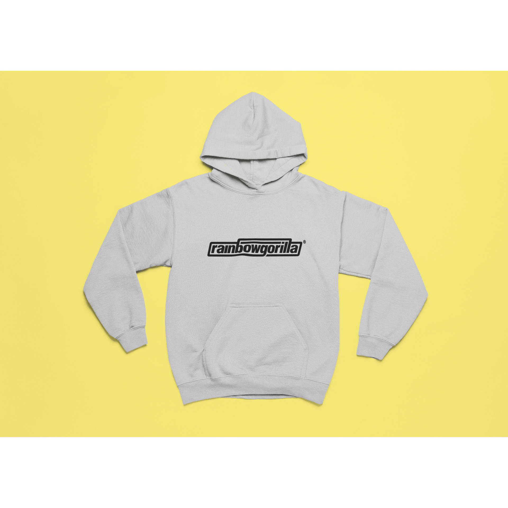 Rainbow Gorilla 'RG Tekst Zwart' Hoody Kids - Rainbow Gorilla Store